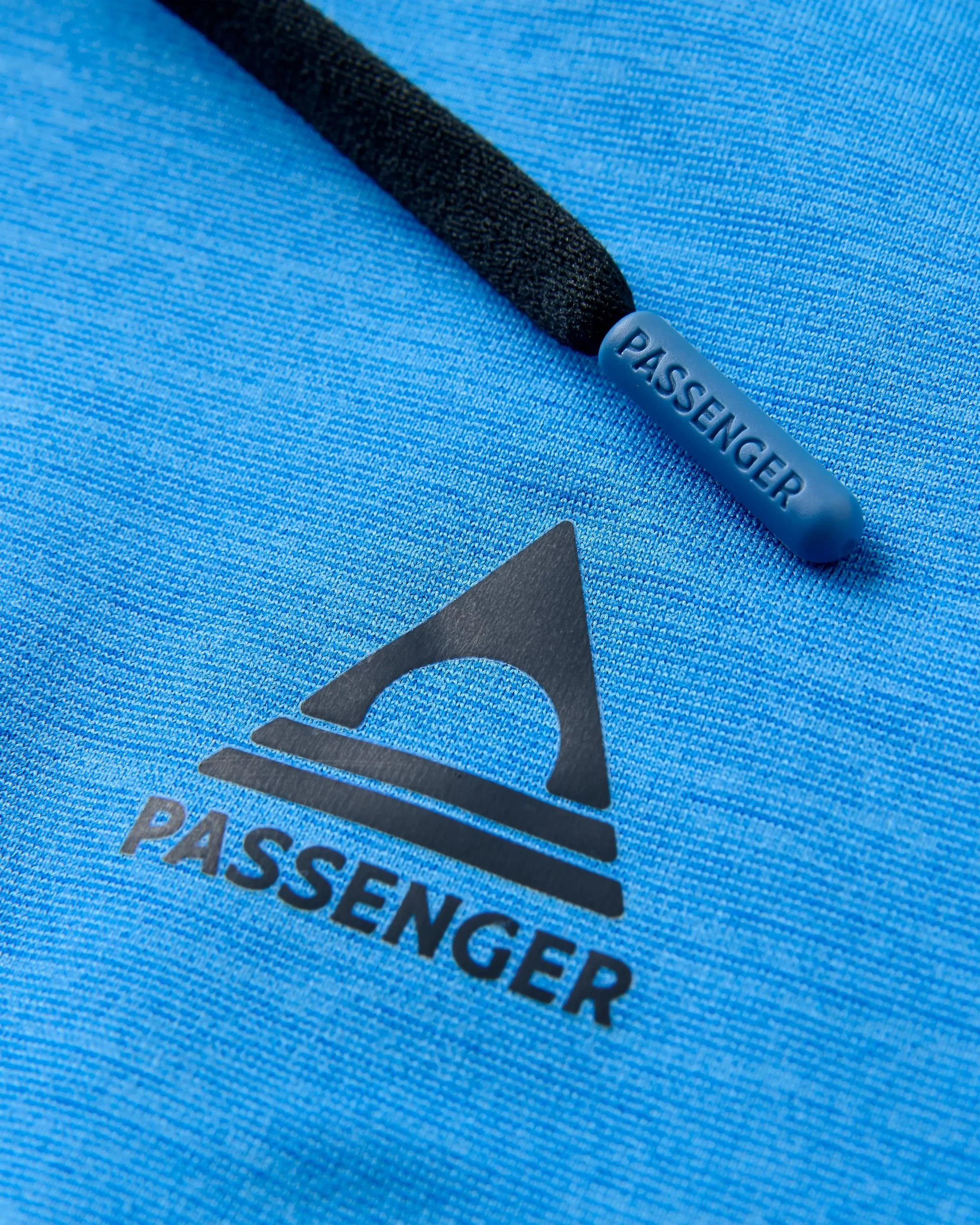 Light Ray Hooded UPF50 LS T-Shirt - Marine Blue Marl - Image 4