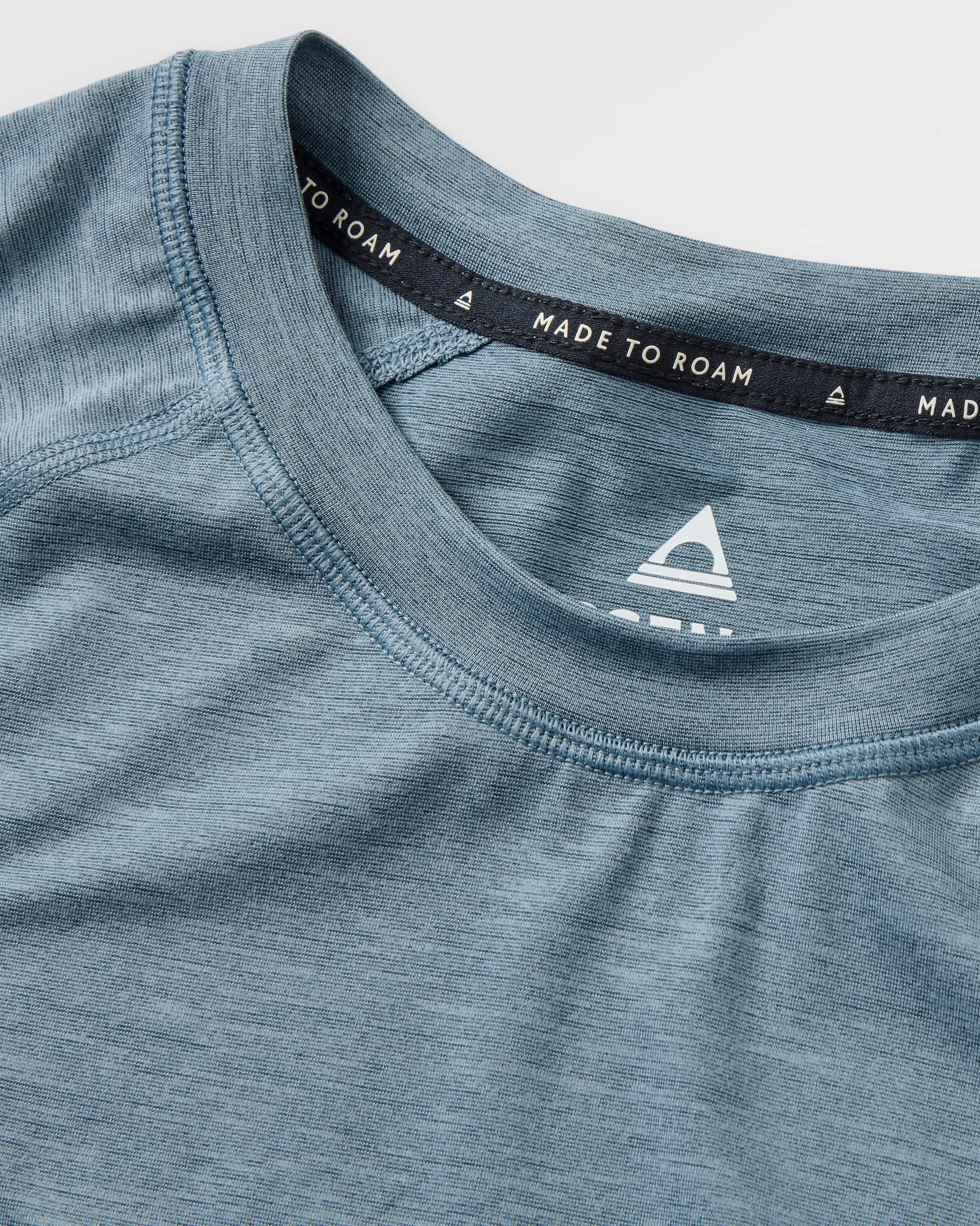 Light Ray Lightweight UPF50 LS T-Shirt - Storm Grey Marl - Image 5