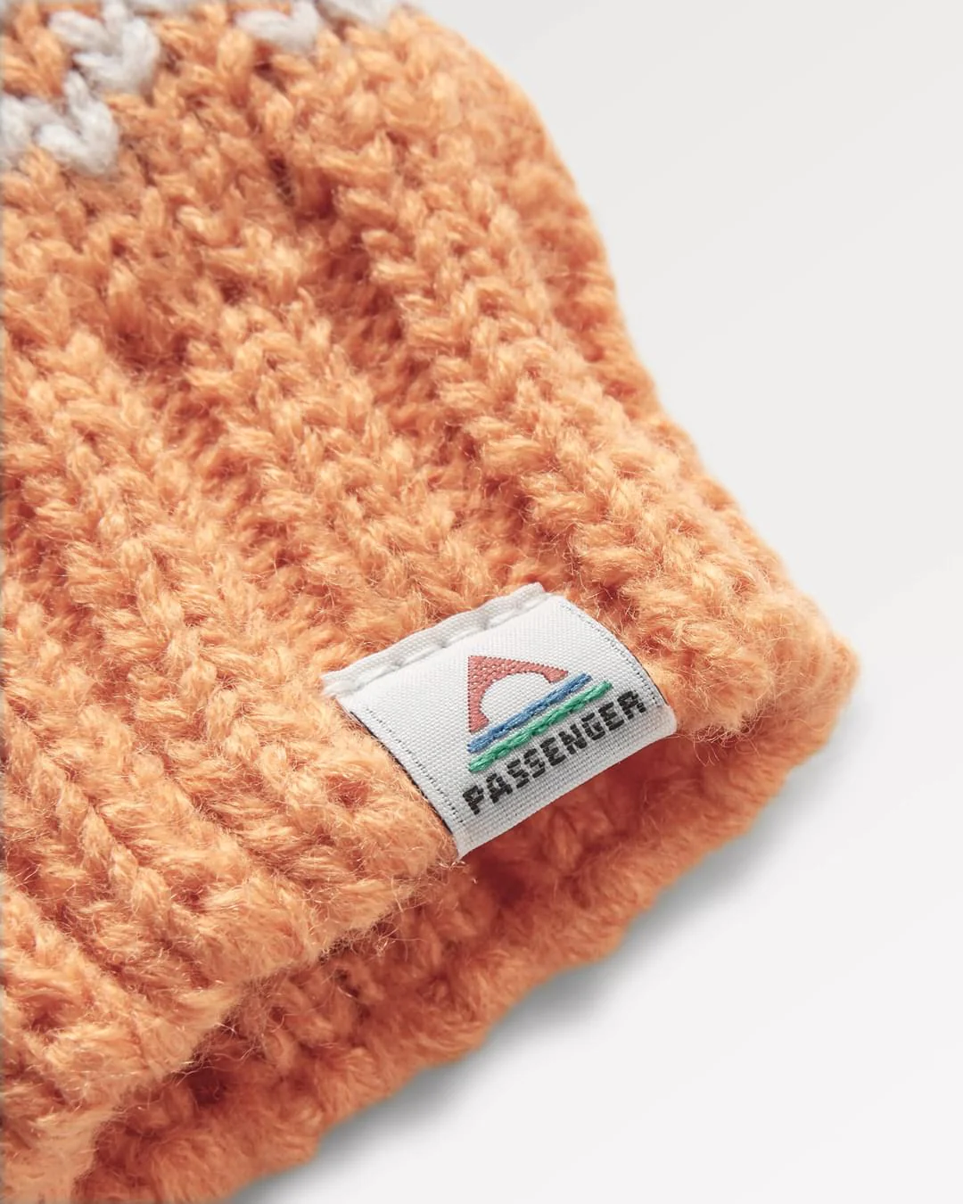 Lily Fleece Lined Fingerless Mittens - Apricot - Image 2