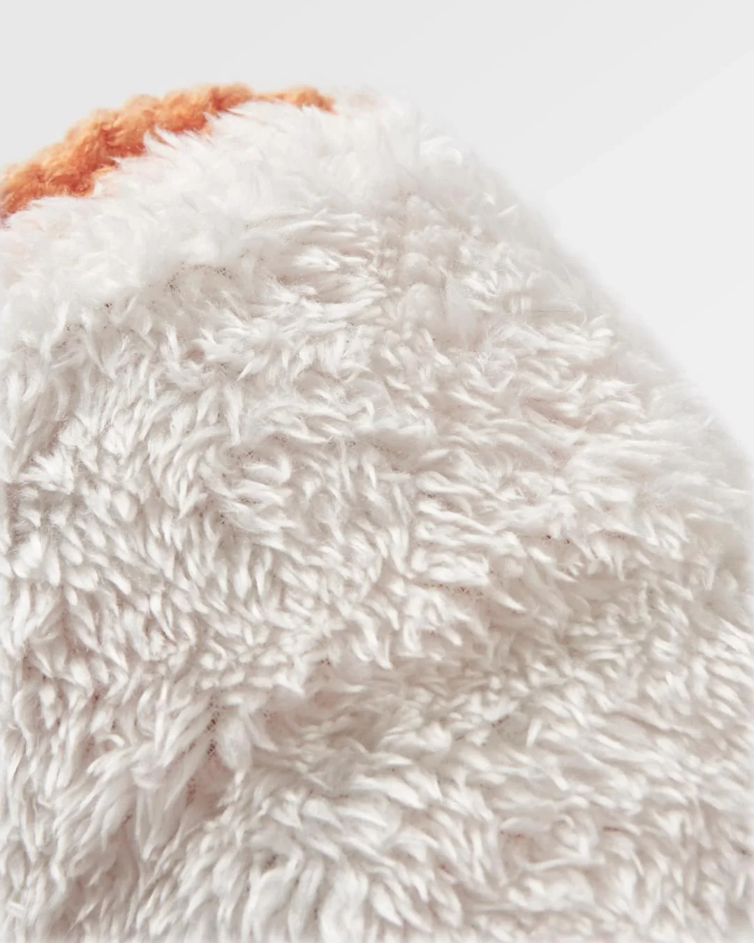 Lily Fleece Lined Fingerless Mittens - Apricot - Image 4