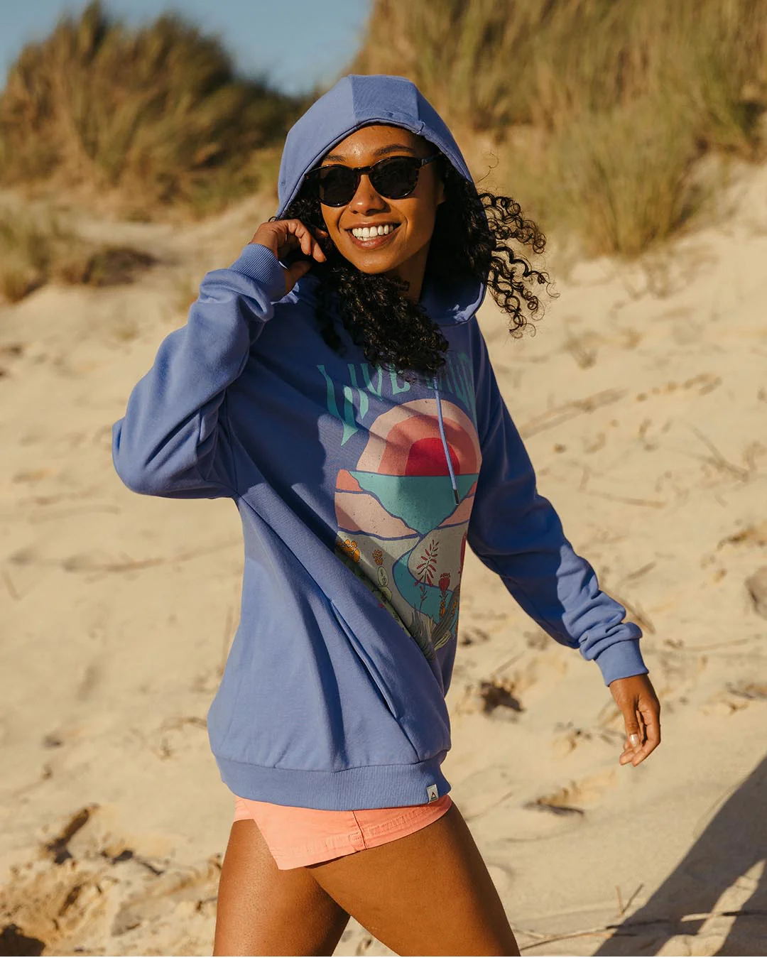 Live Wild Oversized Hoodie - Baja - Image 2