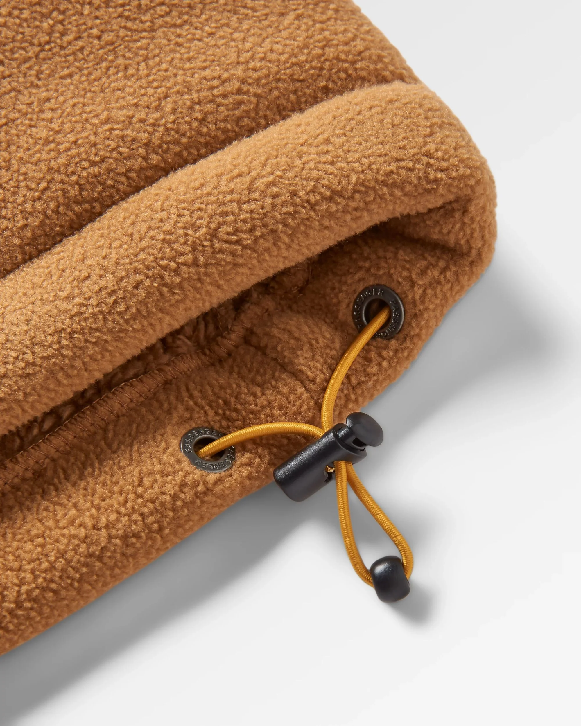 Loch Hooded Polar Fleece - Toffee/Blue Steel - Image 10