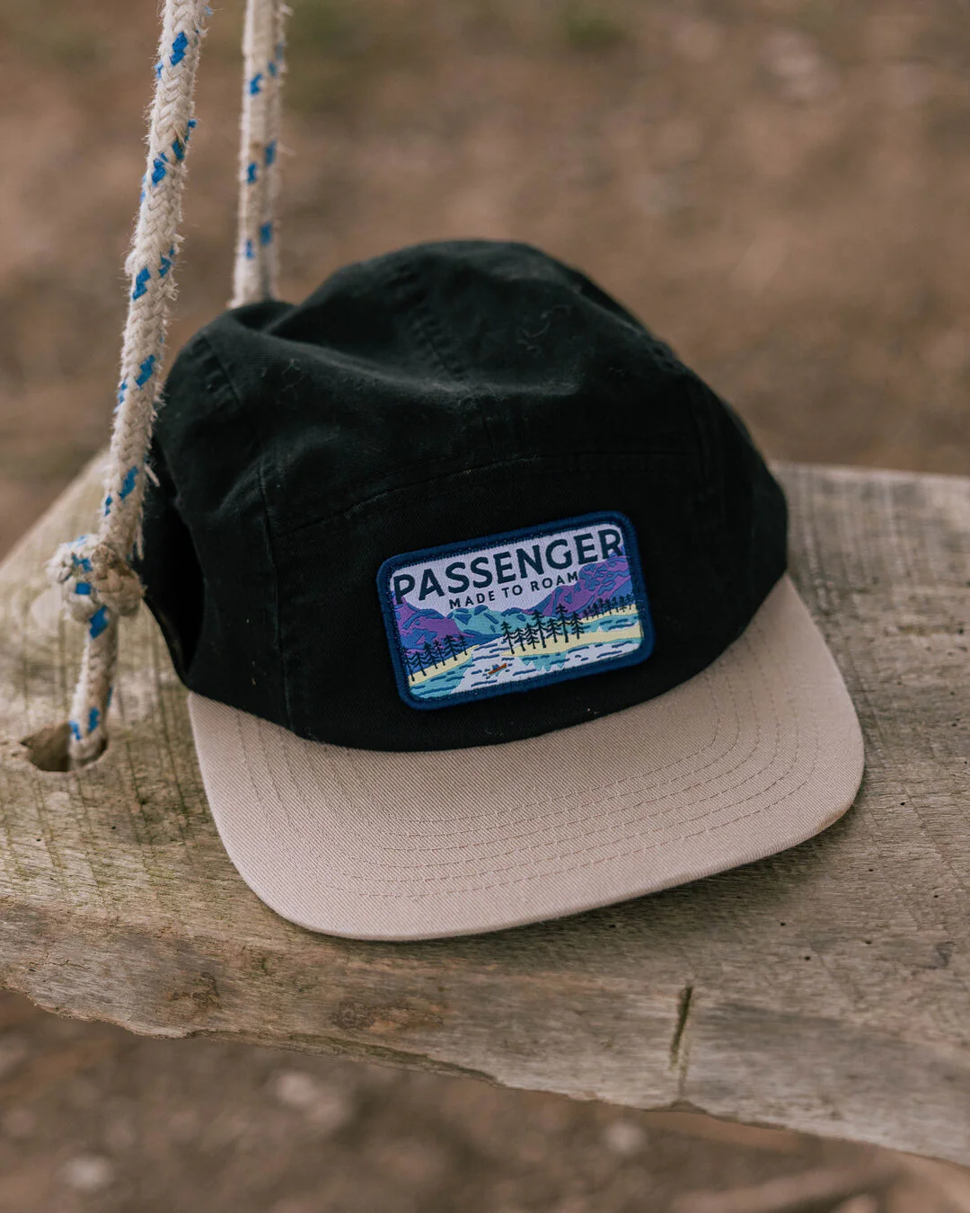 Love The Wild 5 Panel Cap - Black