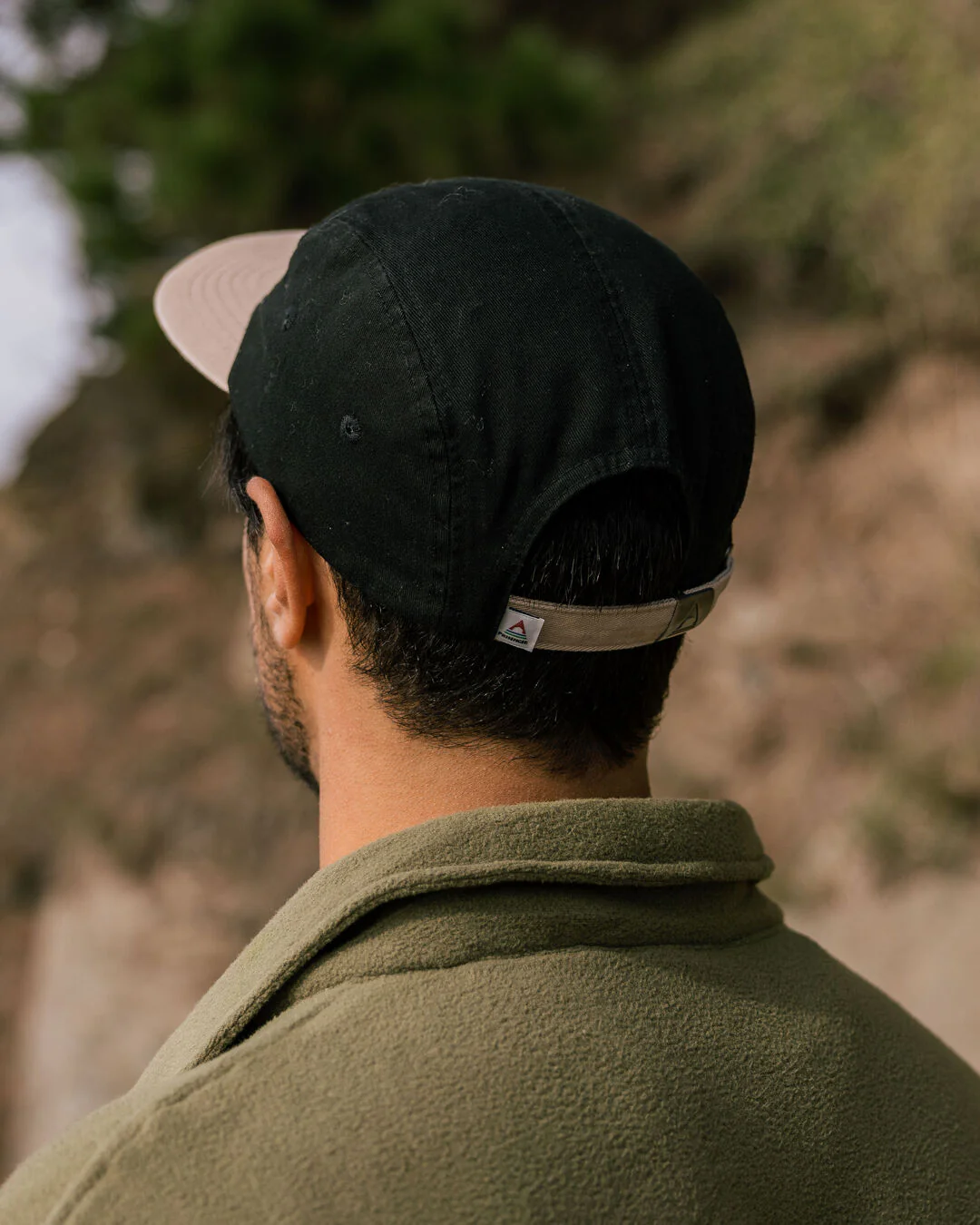 Love The Wild 5 Panel Cap - Black - Image 5