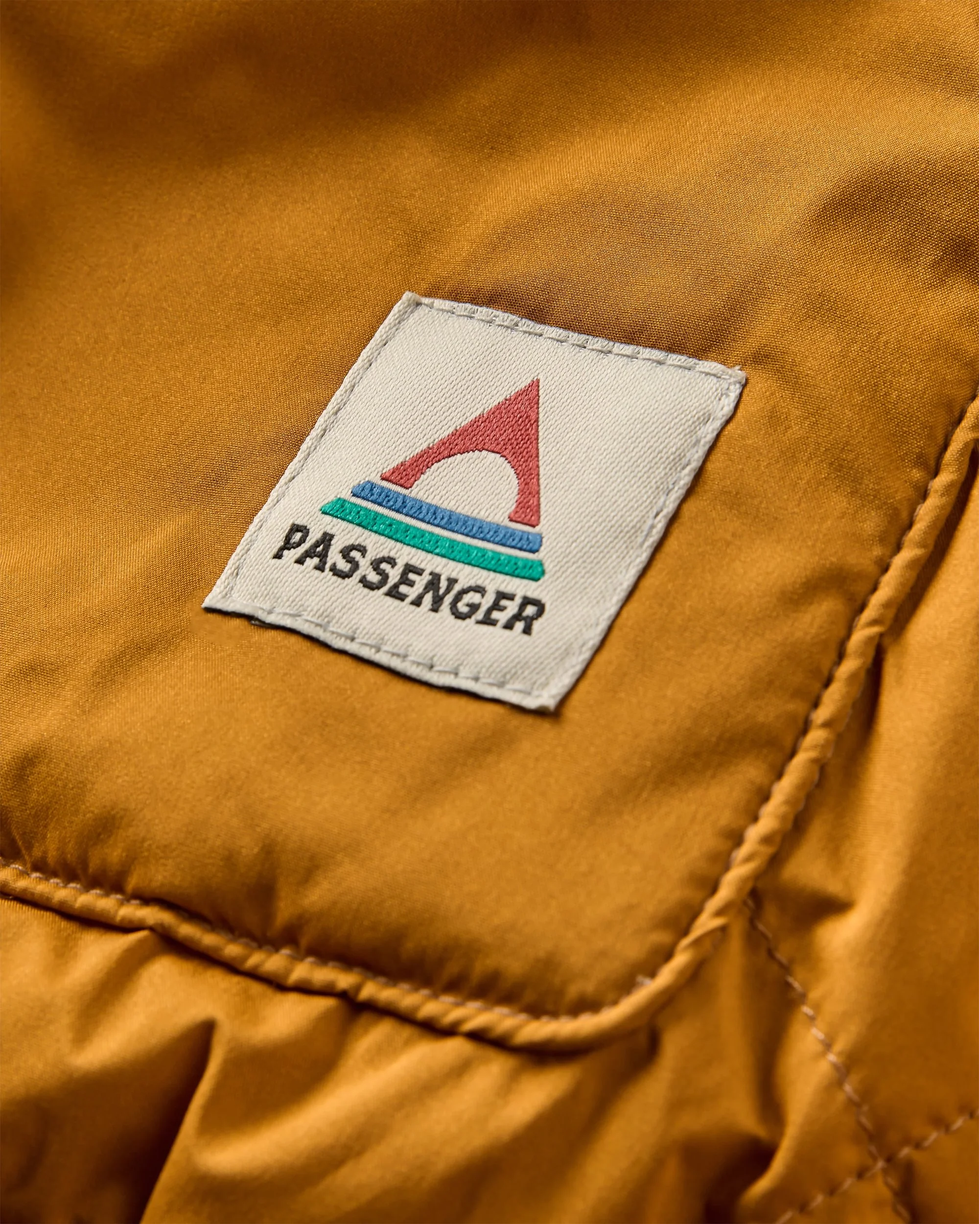 Lucia Sherpa Lined Bomber Jacket - Golden Brown - Image 3