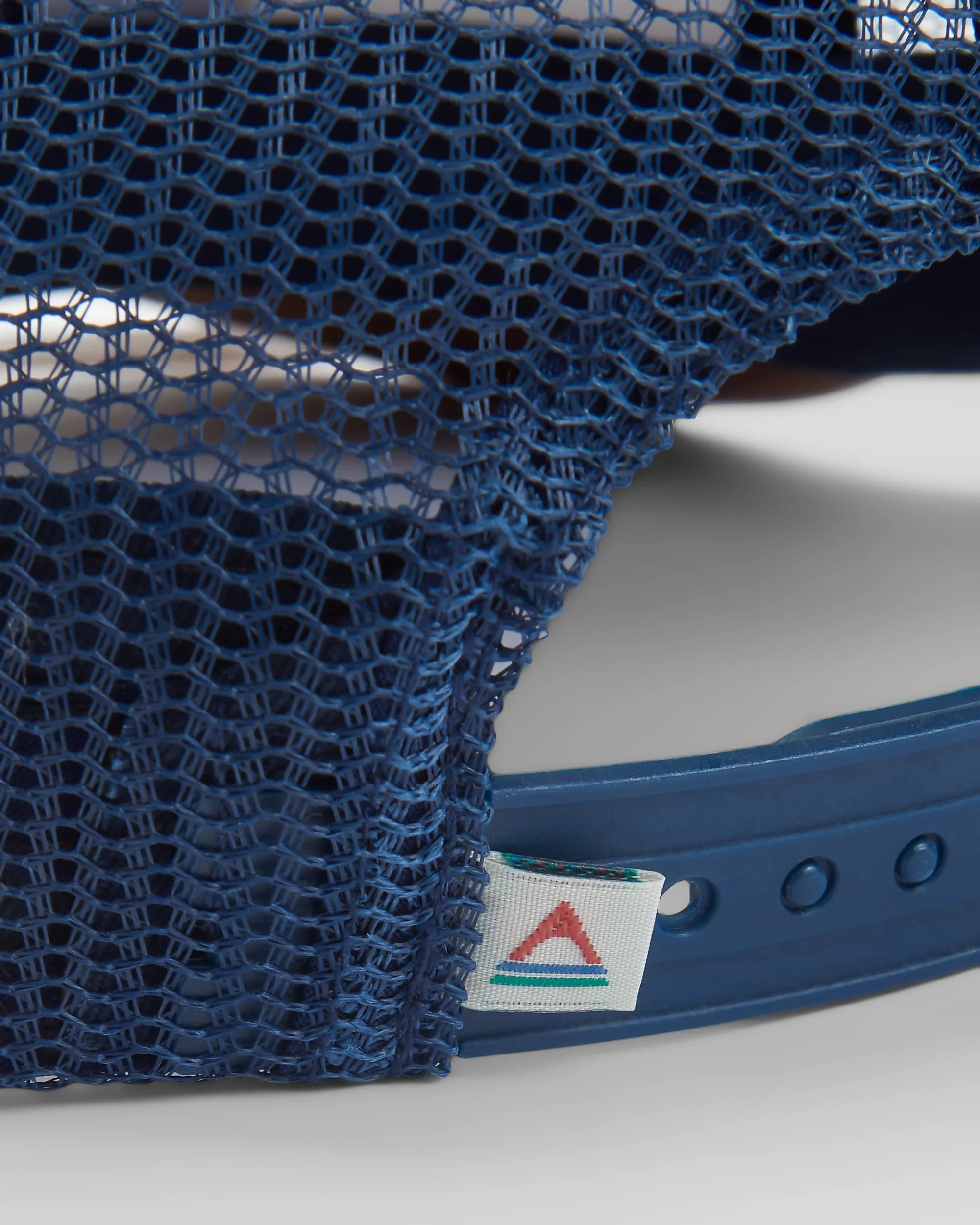 Made To Roam Mesh Snapback Cap - Rich Navy/Rubber - Image 4