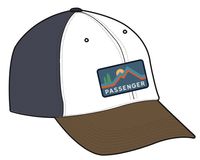 Made To Roam Trucker Cap - Rich Navy/Rubber - Image 8