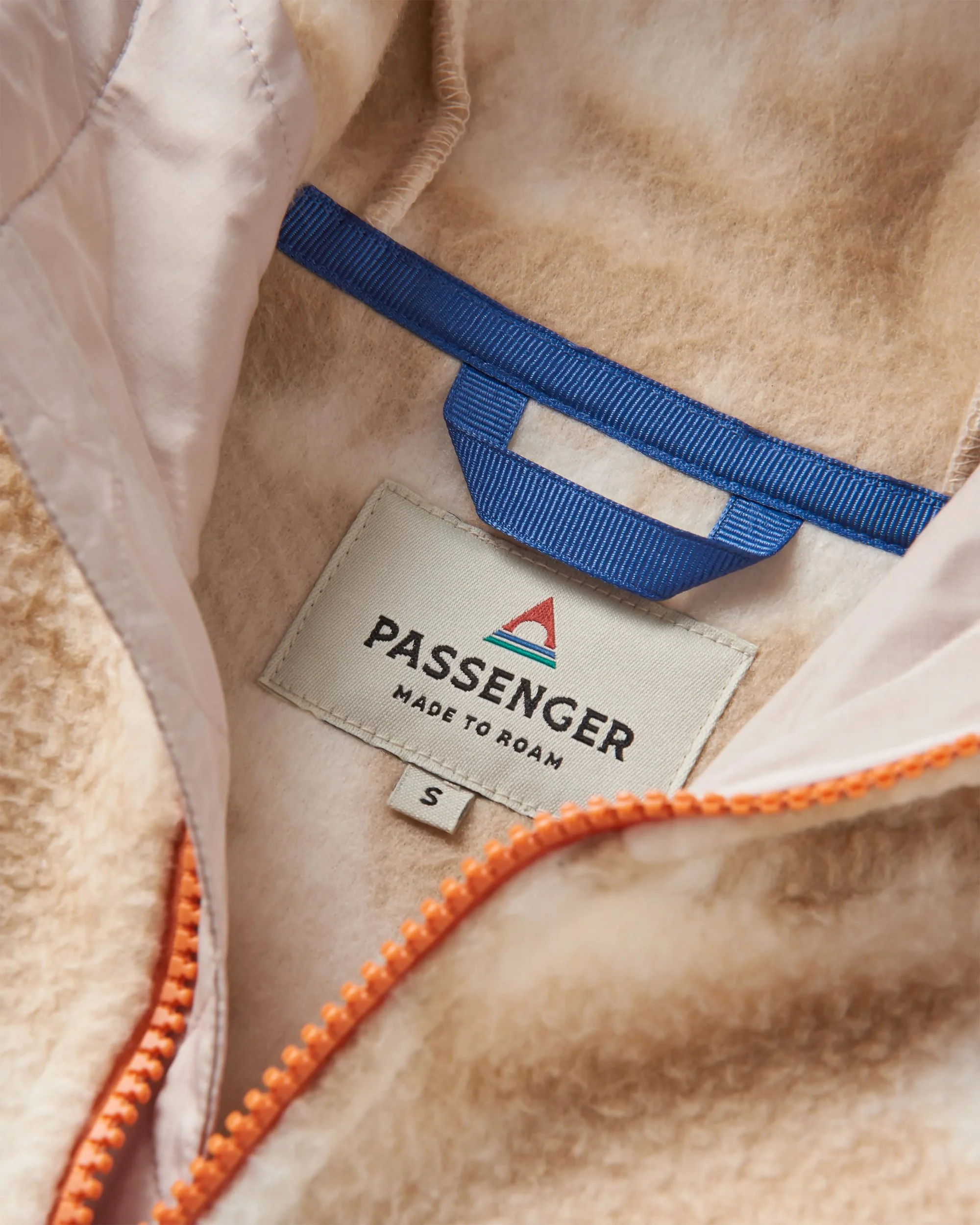 Maine 1/2 Zip Sherpa Fleece - Abstract Mountain Birch - Image 10