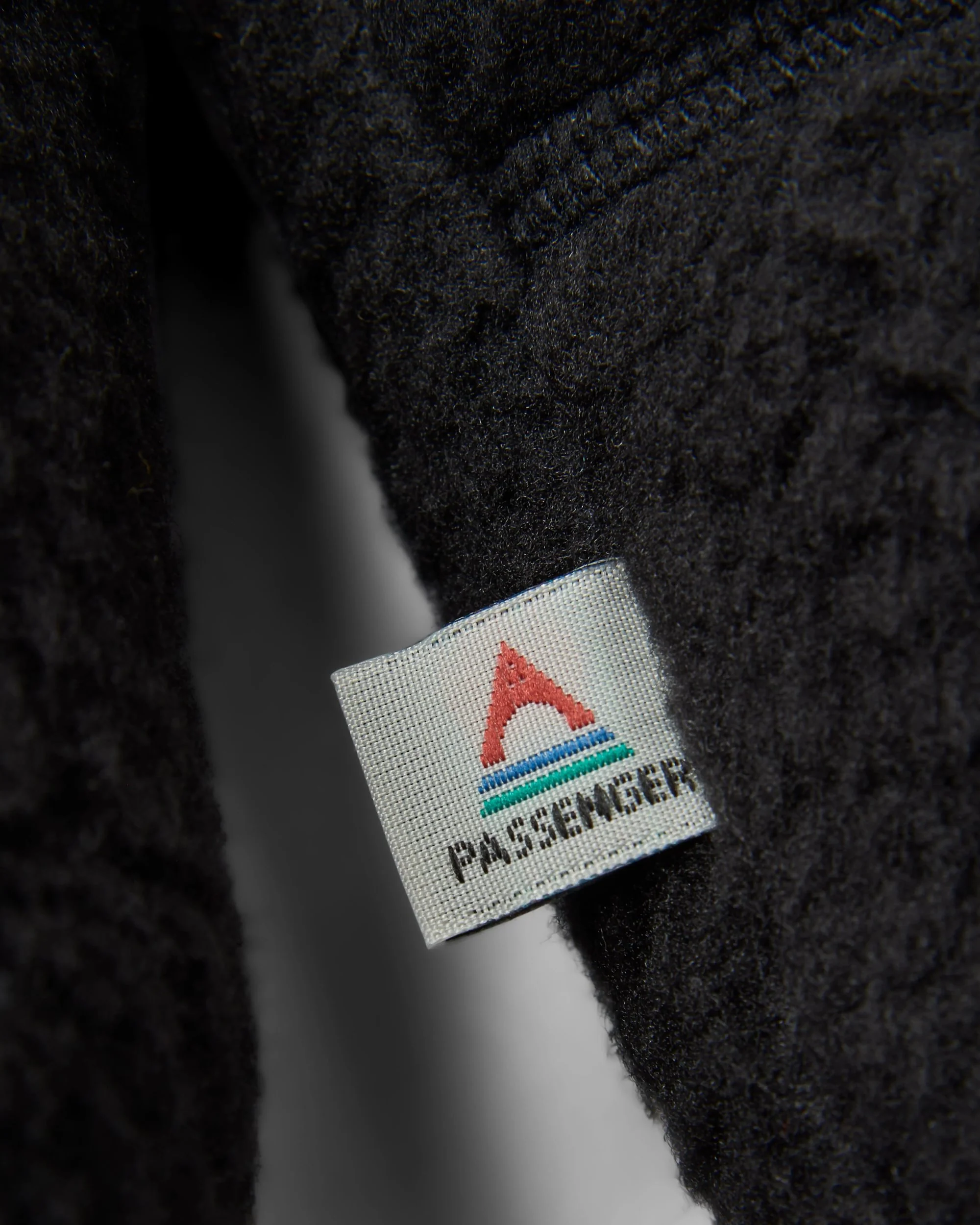 Maine 1/2 Zip Sherpa Fleece - Black - Image 5