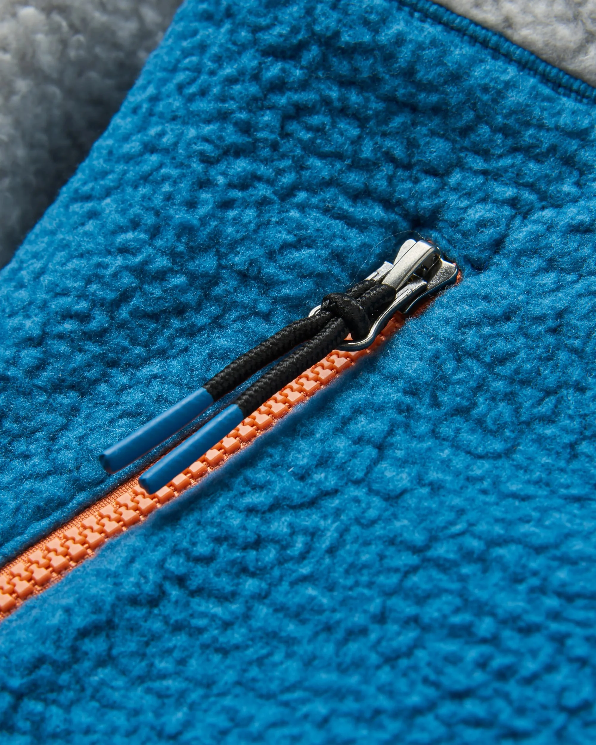 Maine 1/2 Zip Sherpa Fleece - Blue Steel - Image 3