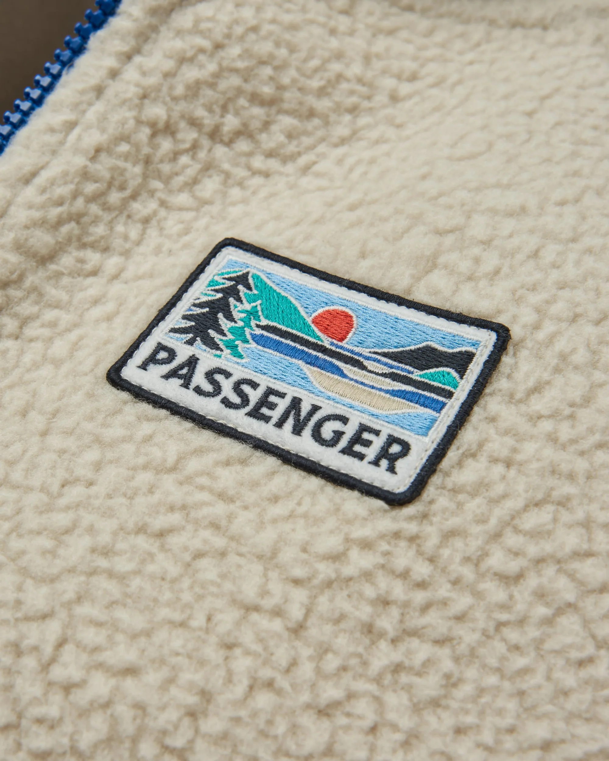 Maine 1/2 Zip Sherpa Fleece - Oatmeal - Image 5