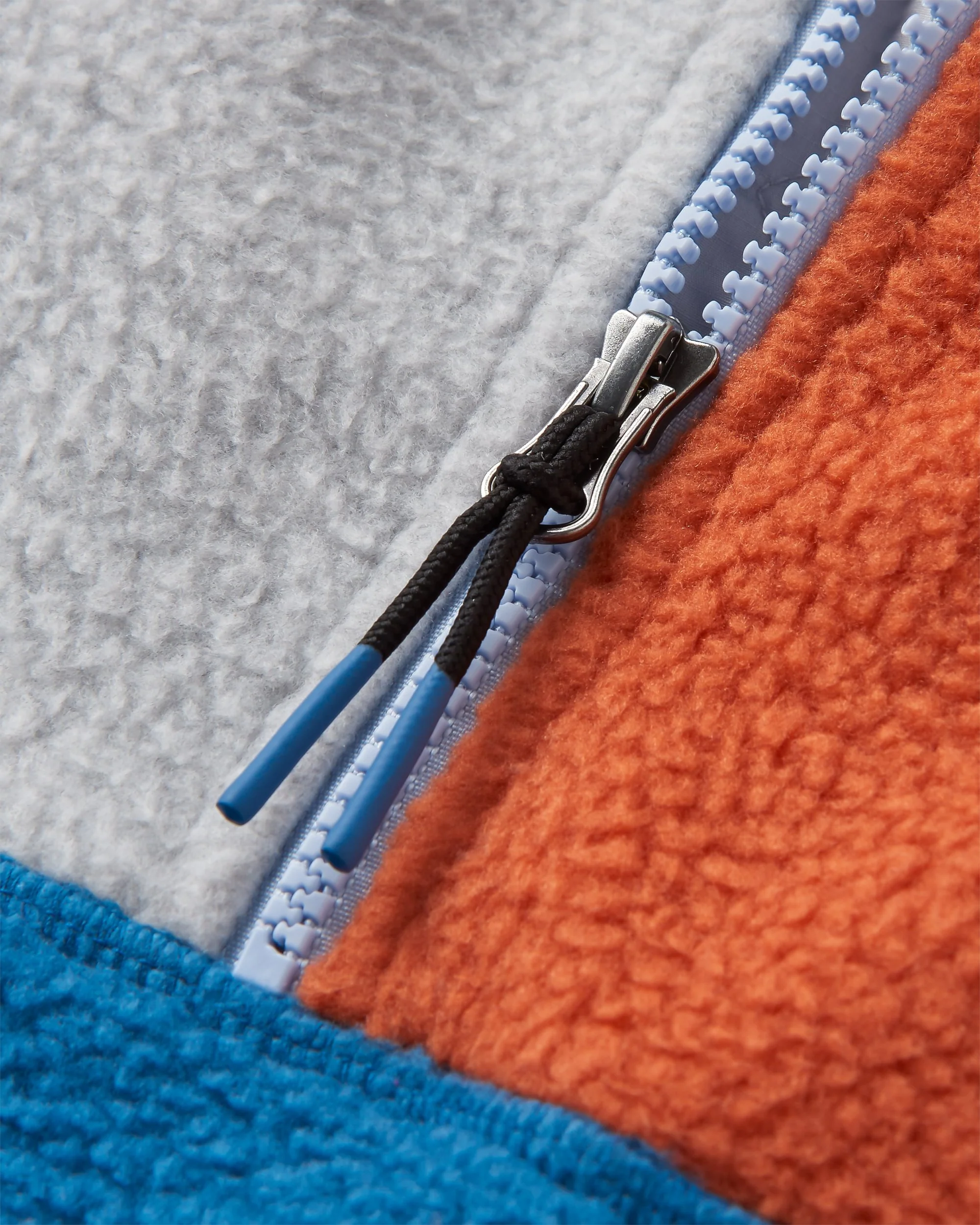 Maine 1/2 Zip Sherpa Fleece - Blue Steel - Image 6