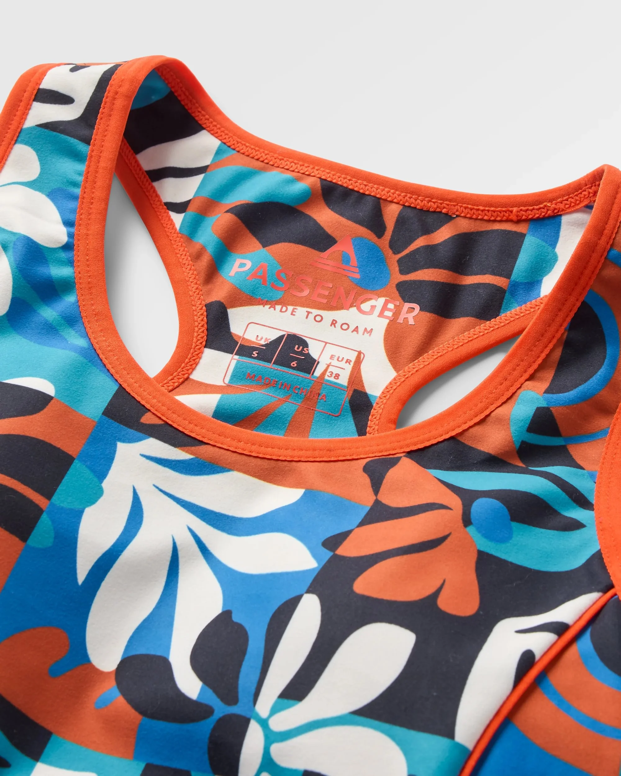 Mantra Active Crop Top - Mountain Foliage Blue - Image 7