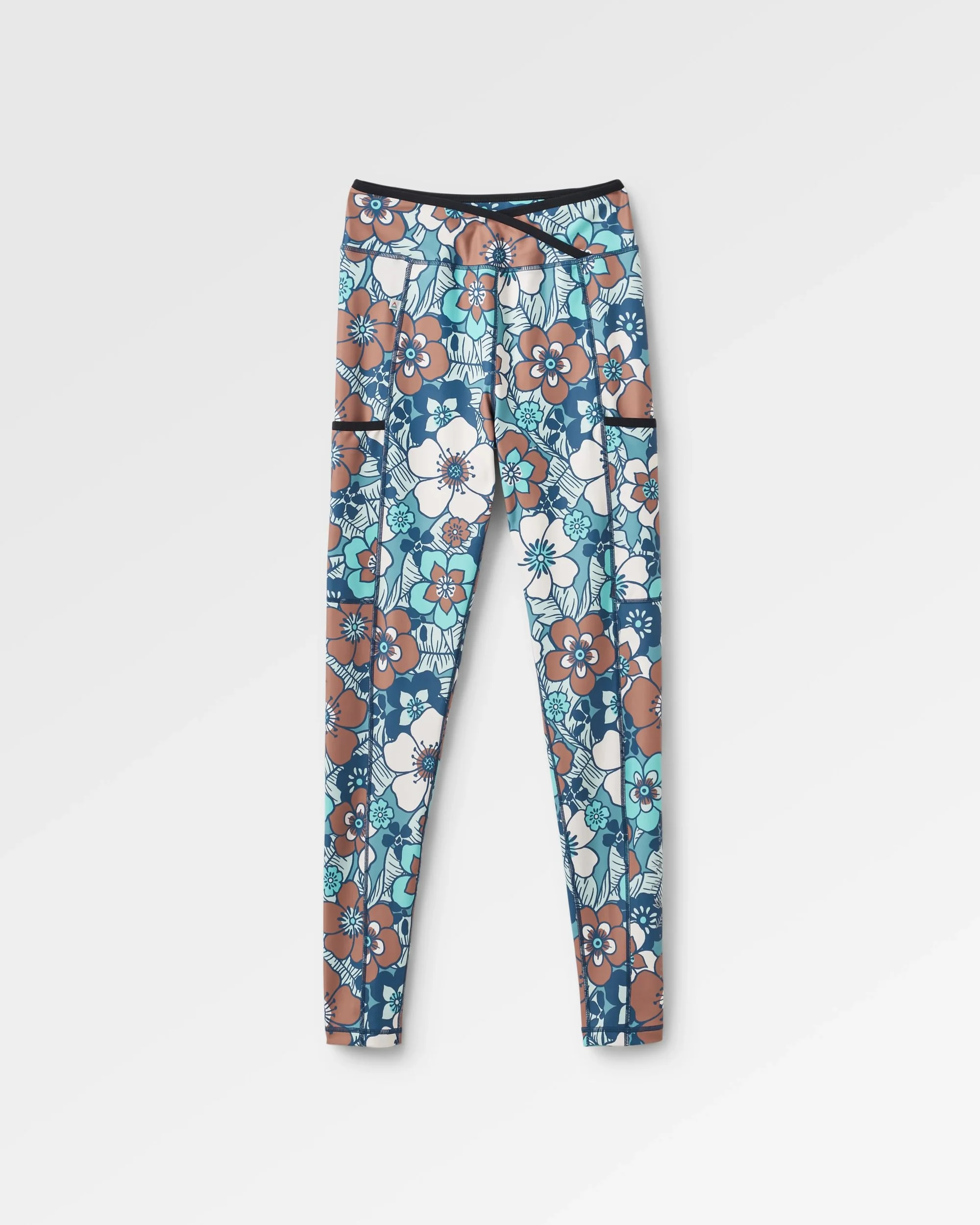 Mantra Active Legging - Vintage Floral Aqua - Image 2