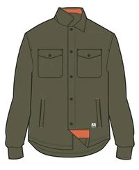 Maple Polar Fleece Shirt - Khaki - Image 5