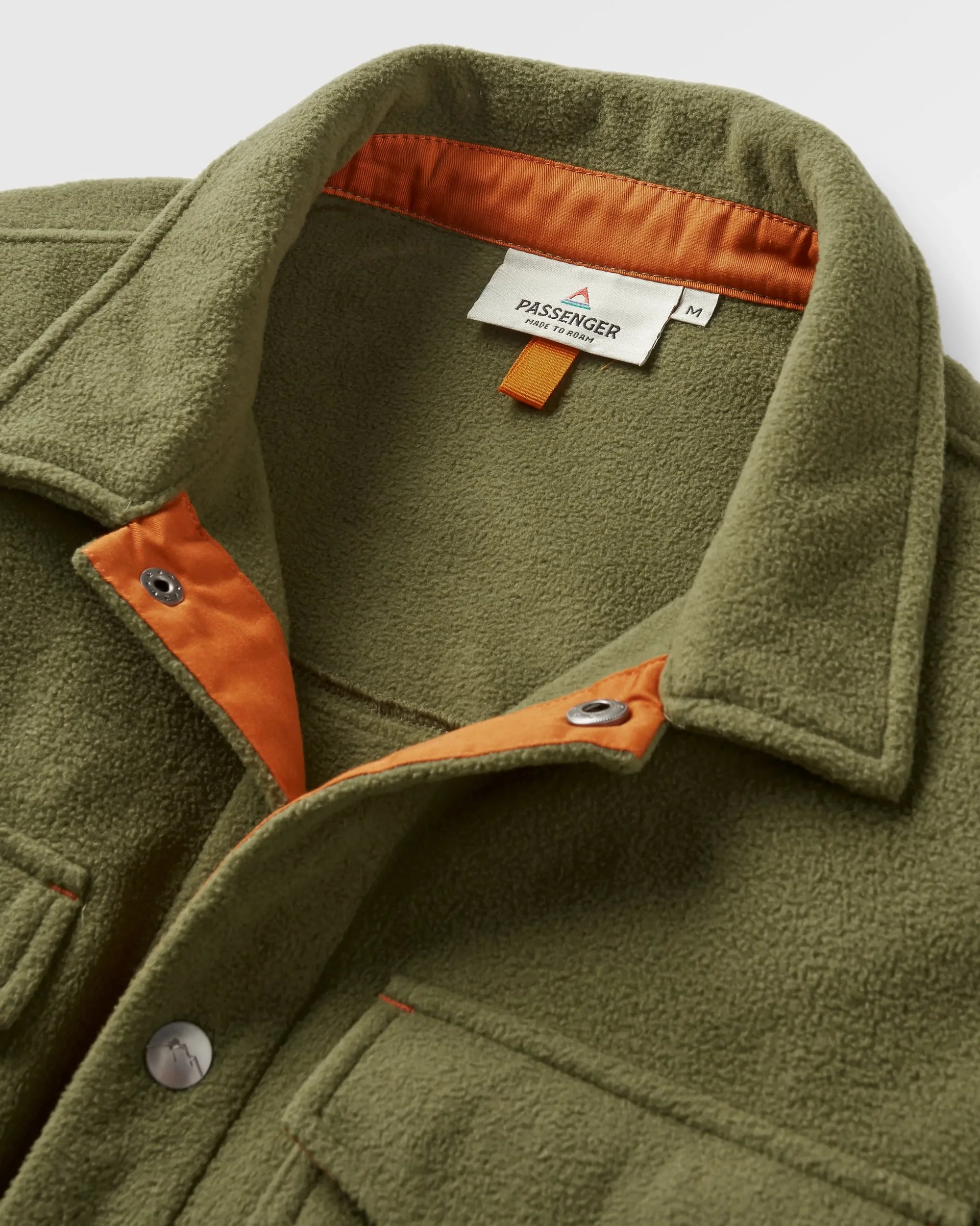 Maple Polar Fleece Shirt - Khaki - Image 6