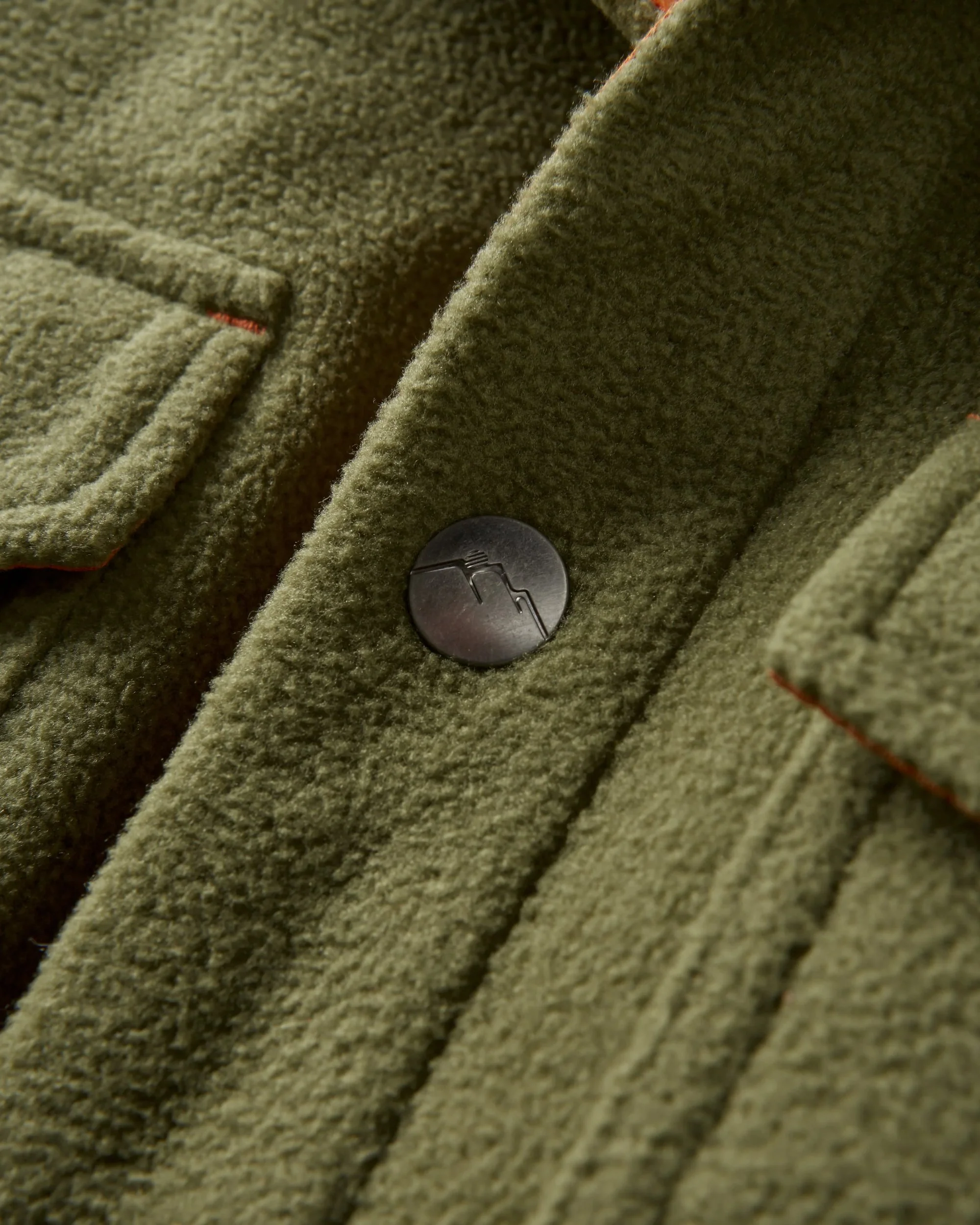 Maple Polar Fleece Shirt - Khaki - Image 7