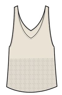 Migrate Organic Knitted Vest - Oat - Image 8