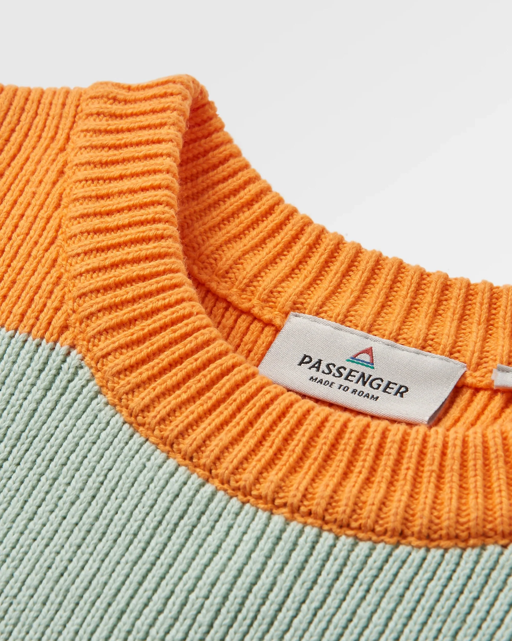 Moments Oversized Organic Knitted Jumper - Multi Stripe - Image 6
