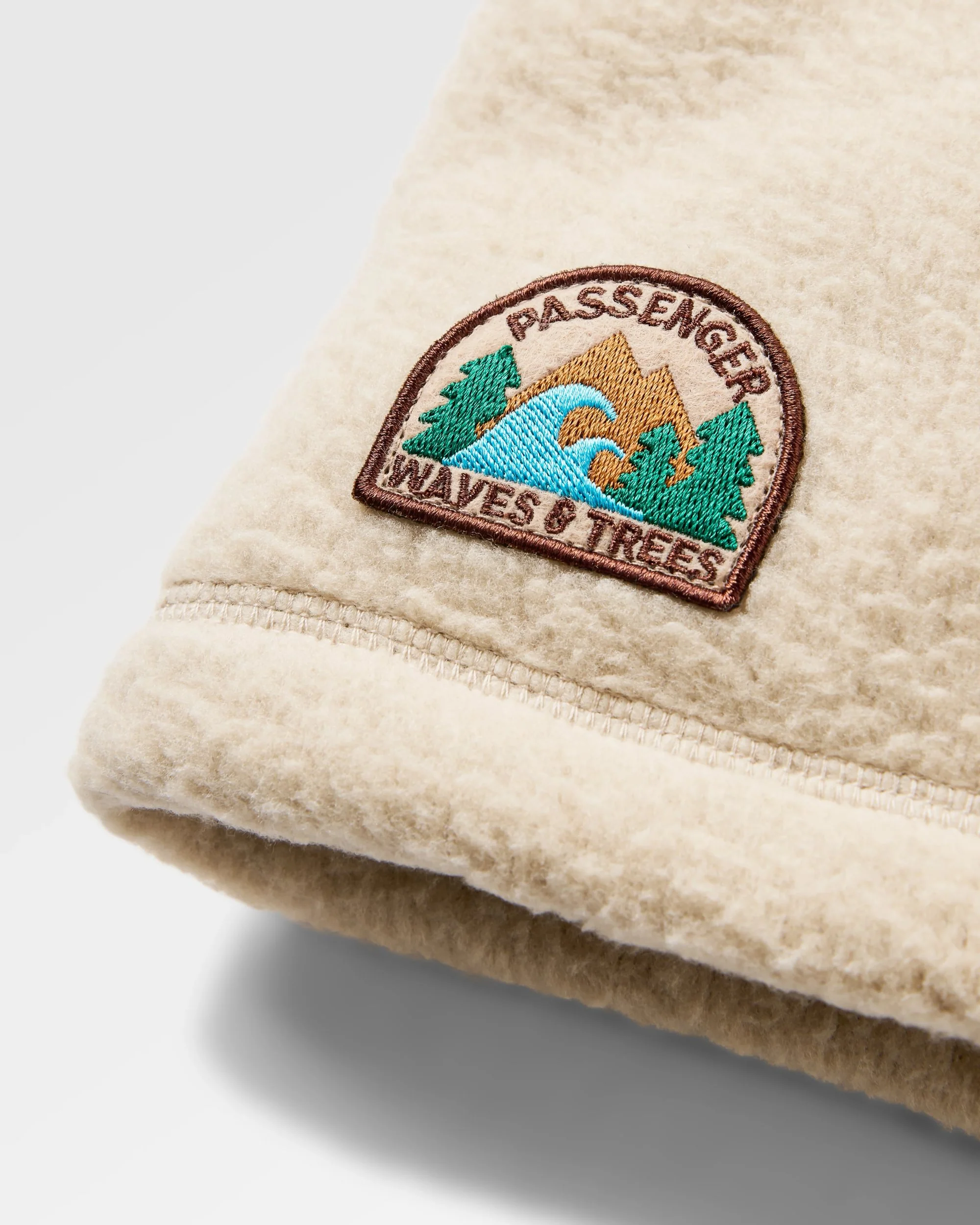 Mulled Sherpa Fleece Snood - Oatmeal - Image 5