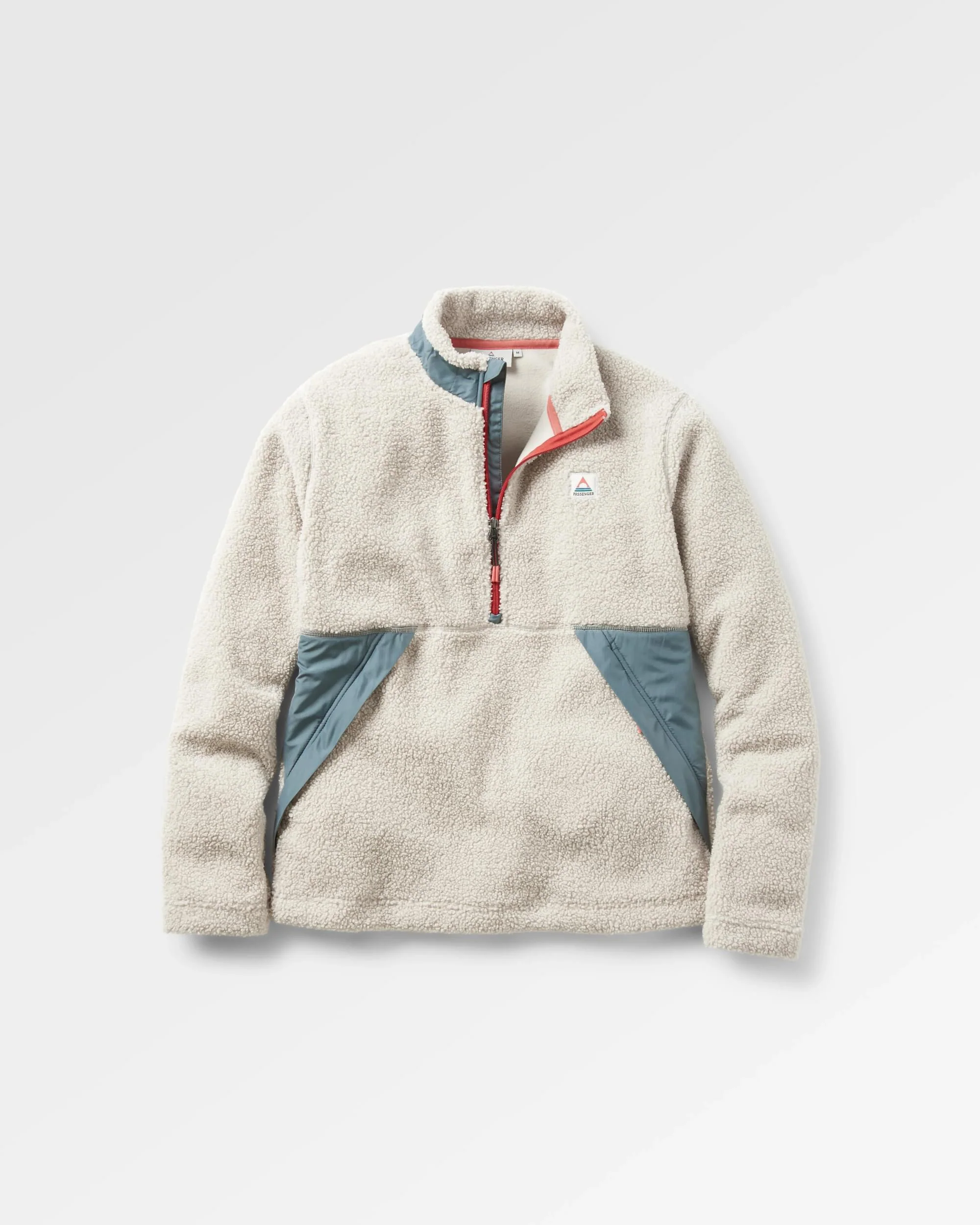 Muse Polar-Lined Sherpa Fleece - Pebble Grey - Image 2