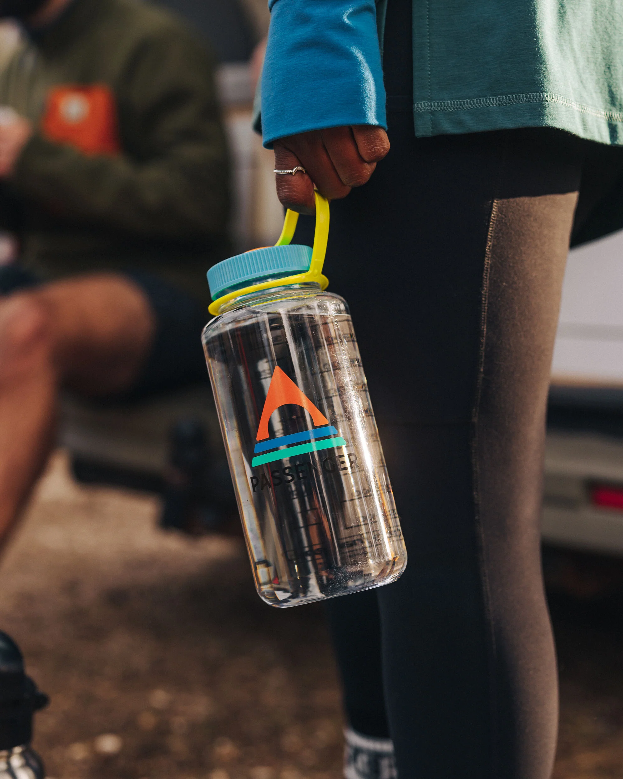 Nalgene 1L Wide Mouth Water Bottle - Clear - Clear - Image 4