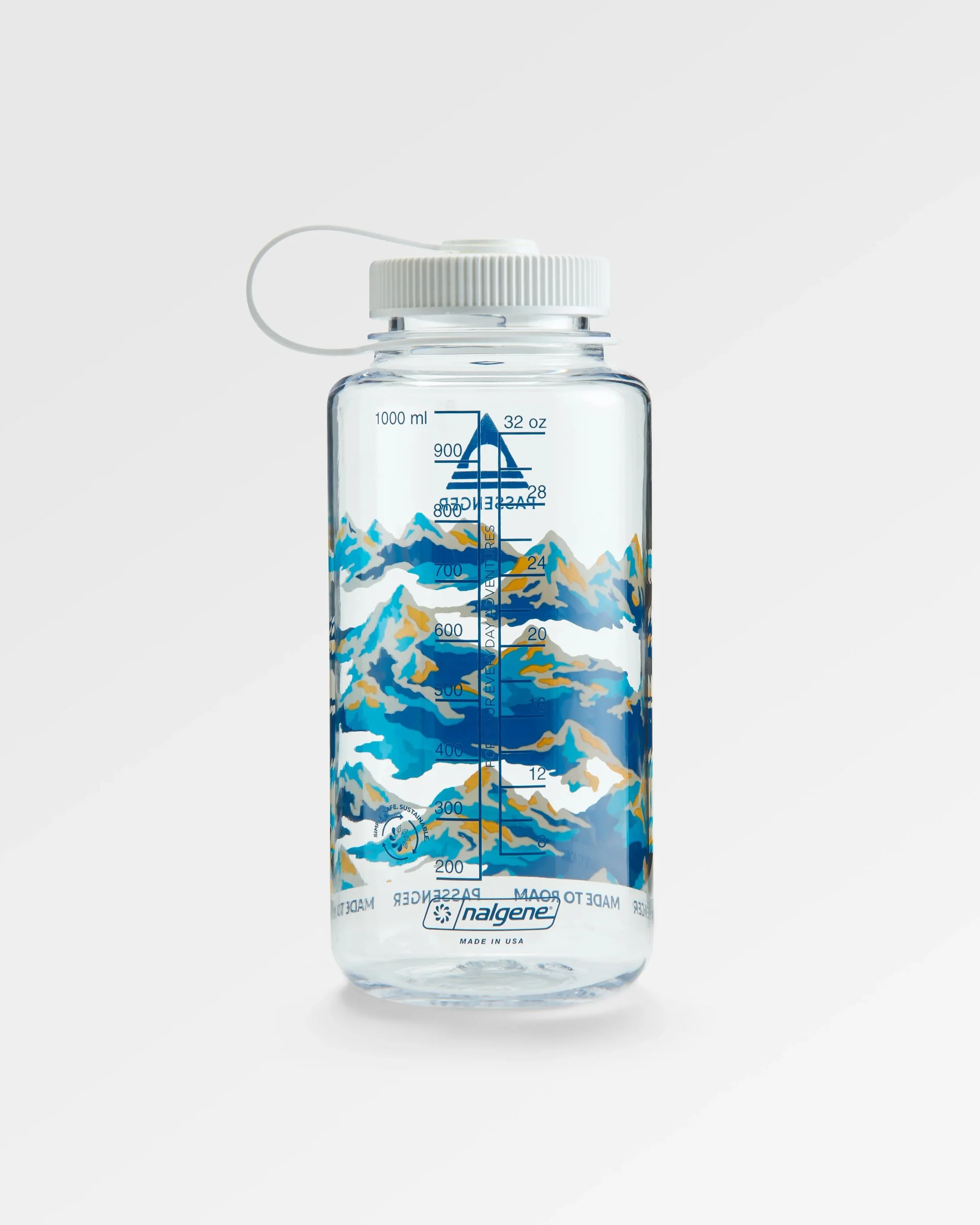 Nalgene 1L Wide Mouth Water Bottle - Winter Mountains - Image 7