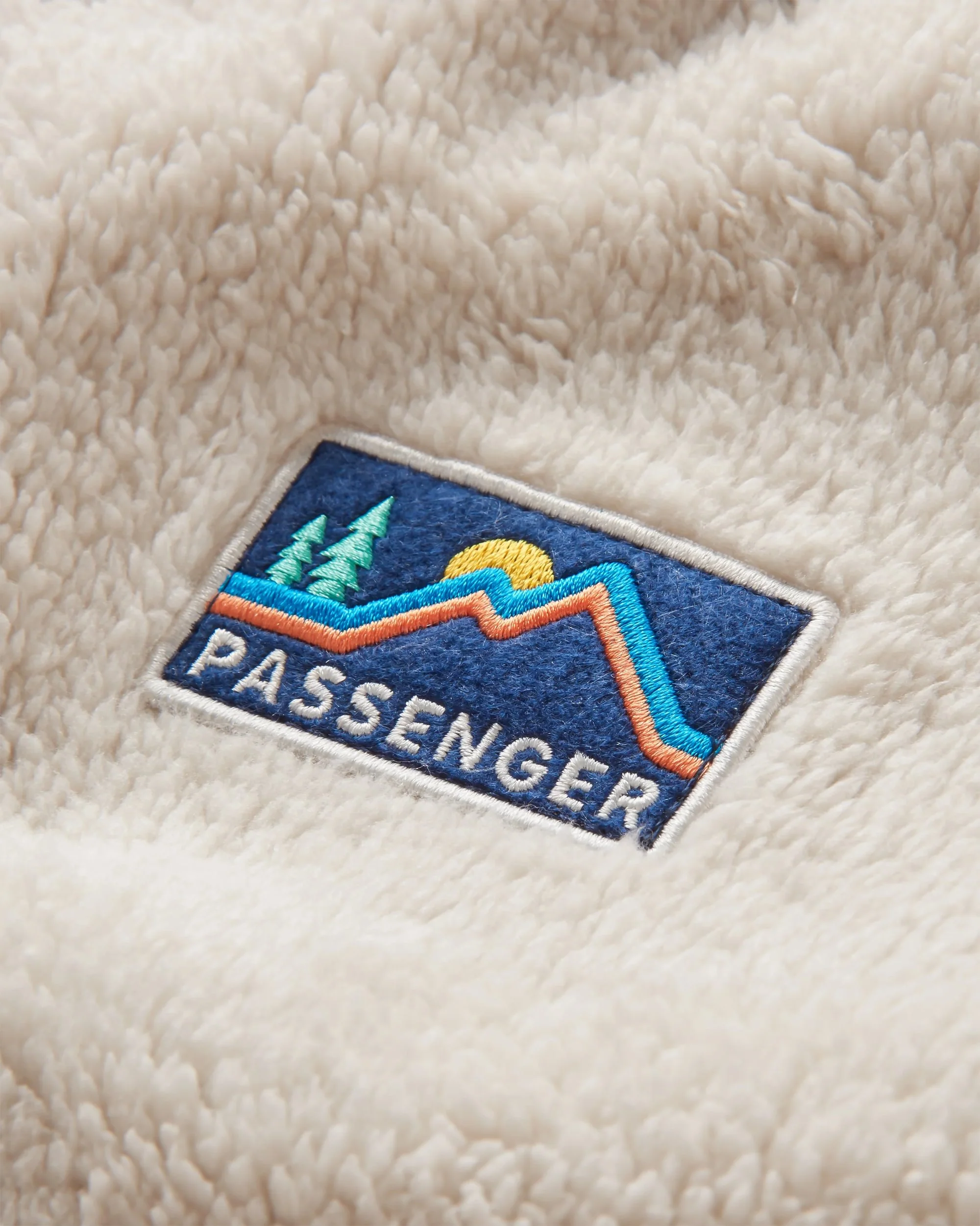 Nestling Polar-Lined Sherpa Fleece - Deep Plum - Image 2