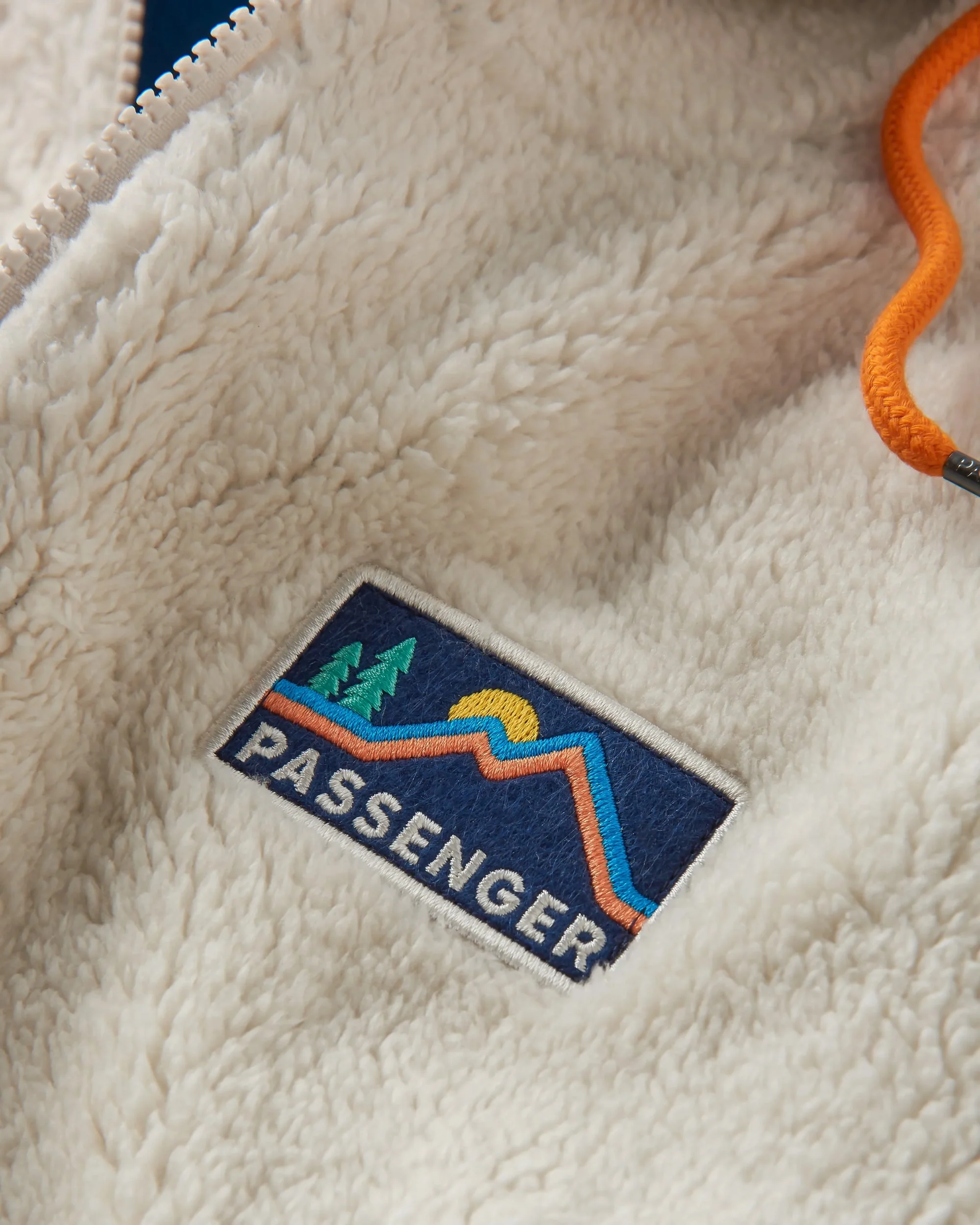 Nestling Polar-Lined Sherpa Fleece - Tidal Blue - Image 6