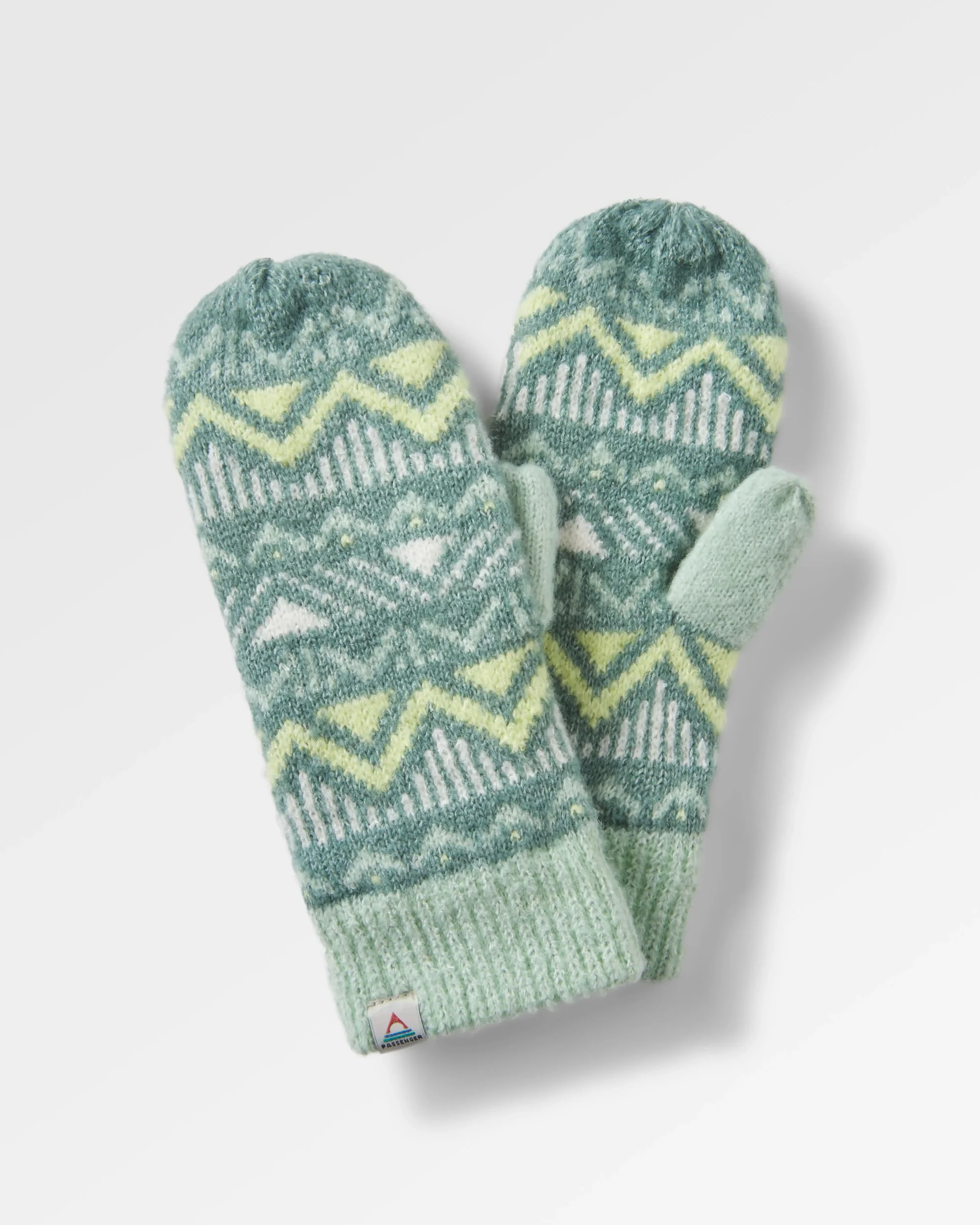Nettle Fleece Lined Mittens - Arctic