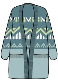 Nettle Knitted Cardigan - Arctic - Image 11