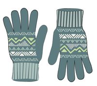 Nettle Knitted Gloves - Arctic - Image 5