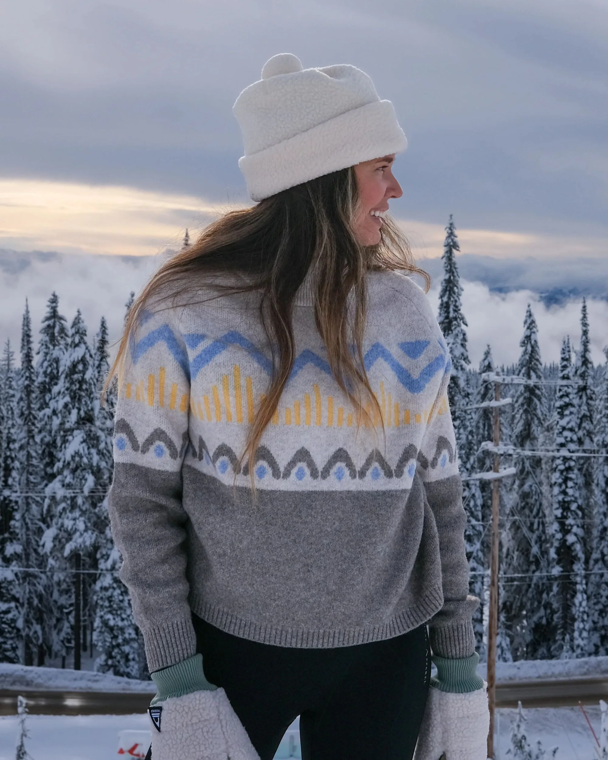 Nettle Knitted Jumper - Birch - Image 3