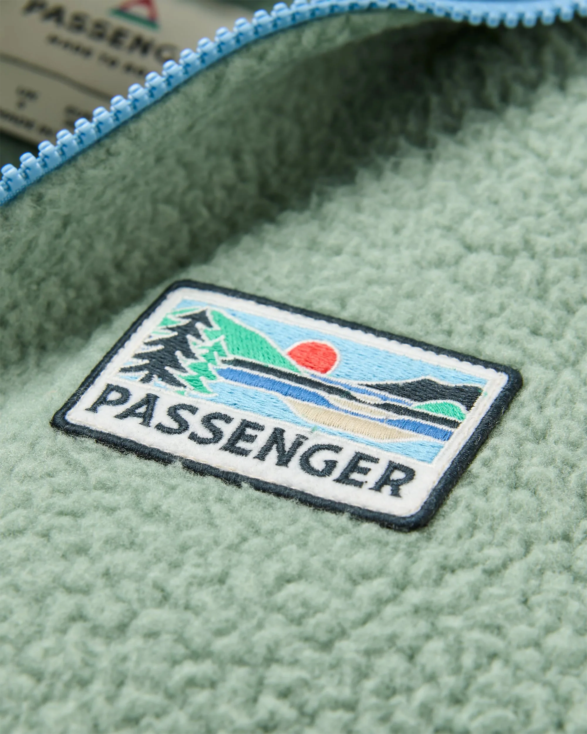 North Coast Full Zip Sherpa Fleece - Pistachio - Image 5
