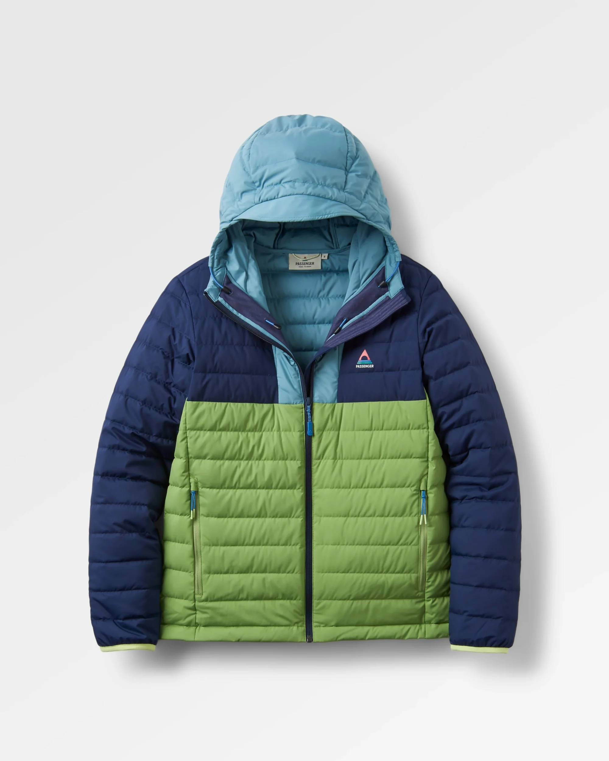 Northstar Down Jacket -  Rich Navy/Pear Green/Arctic - Image 2