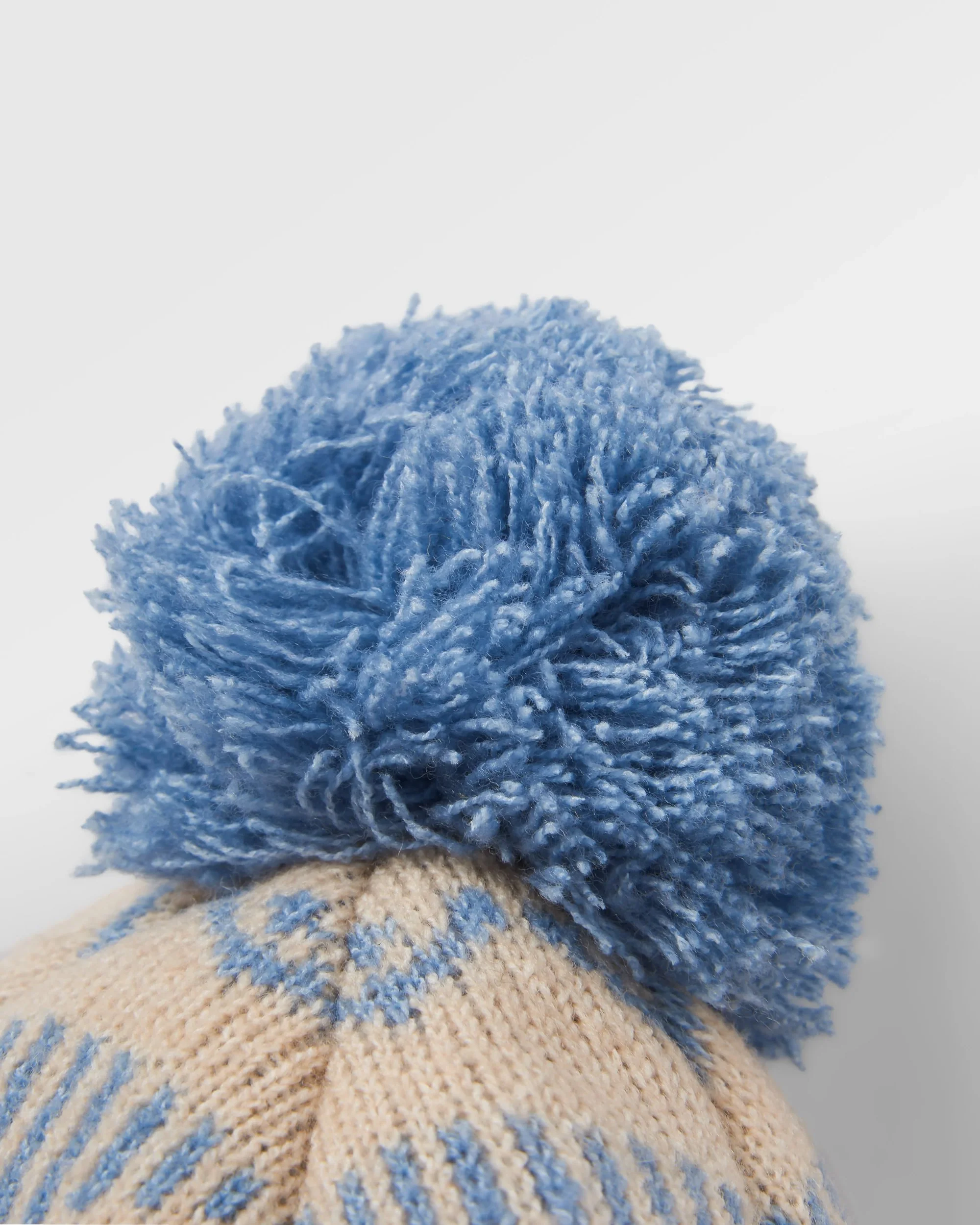 Nurture Bobble Beanie - Faded Denim - Image 4