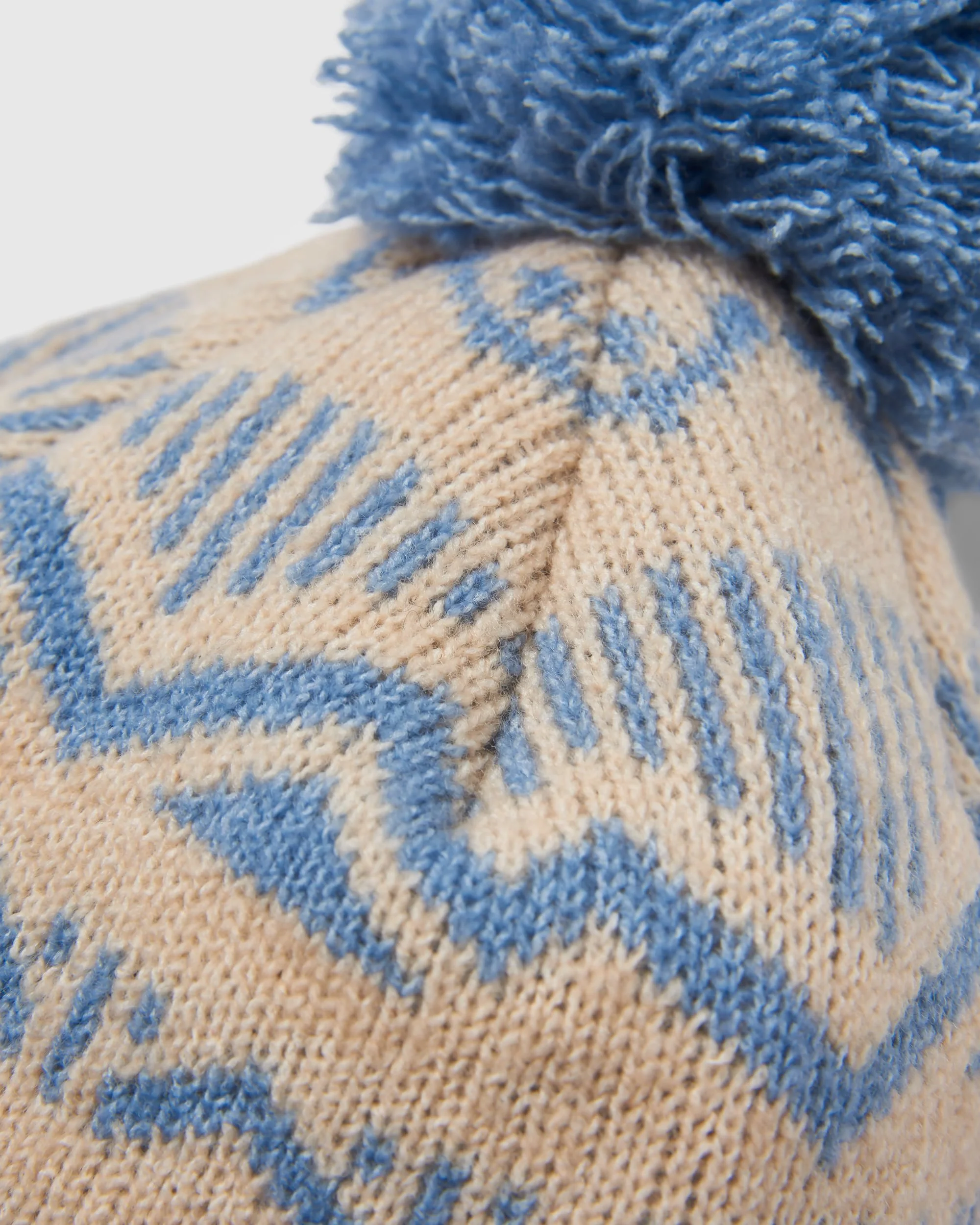 Nurture Bobble Beanie - Faded Denim - Image 5