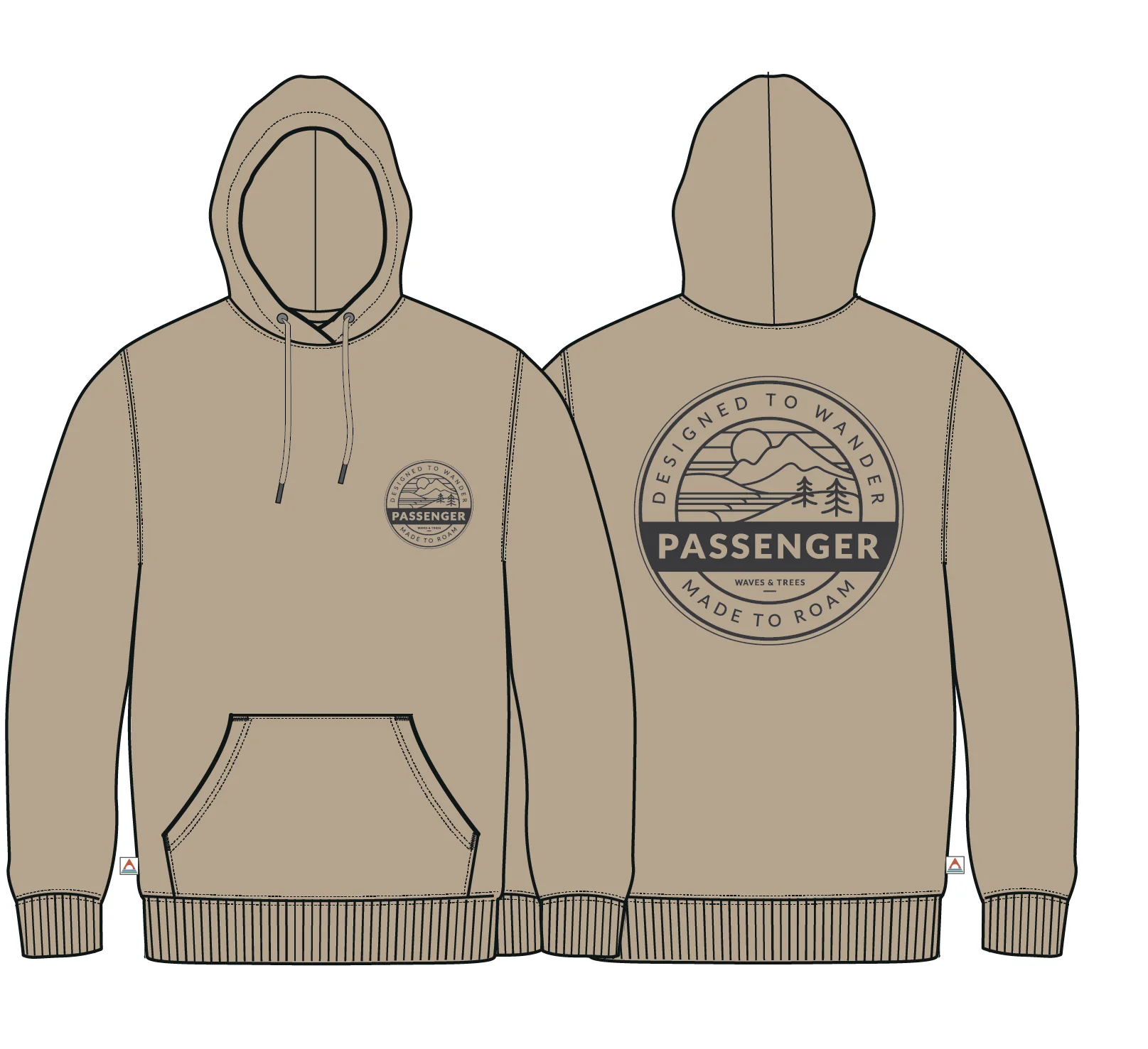 Odyssey Hoodie - Stone - Image 10
