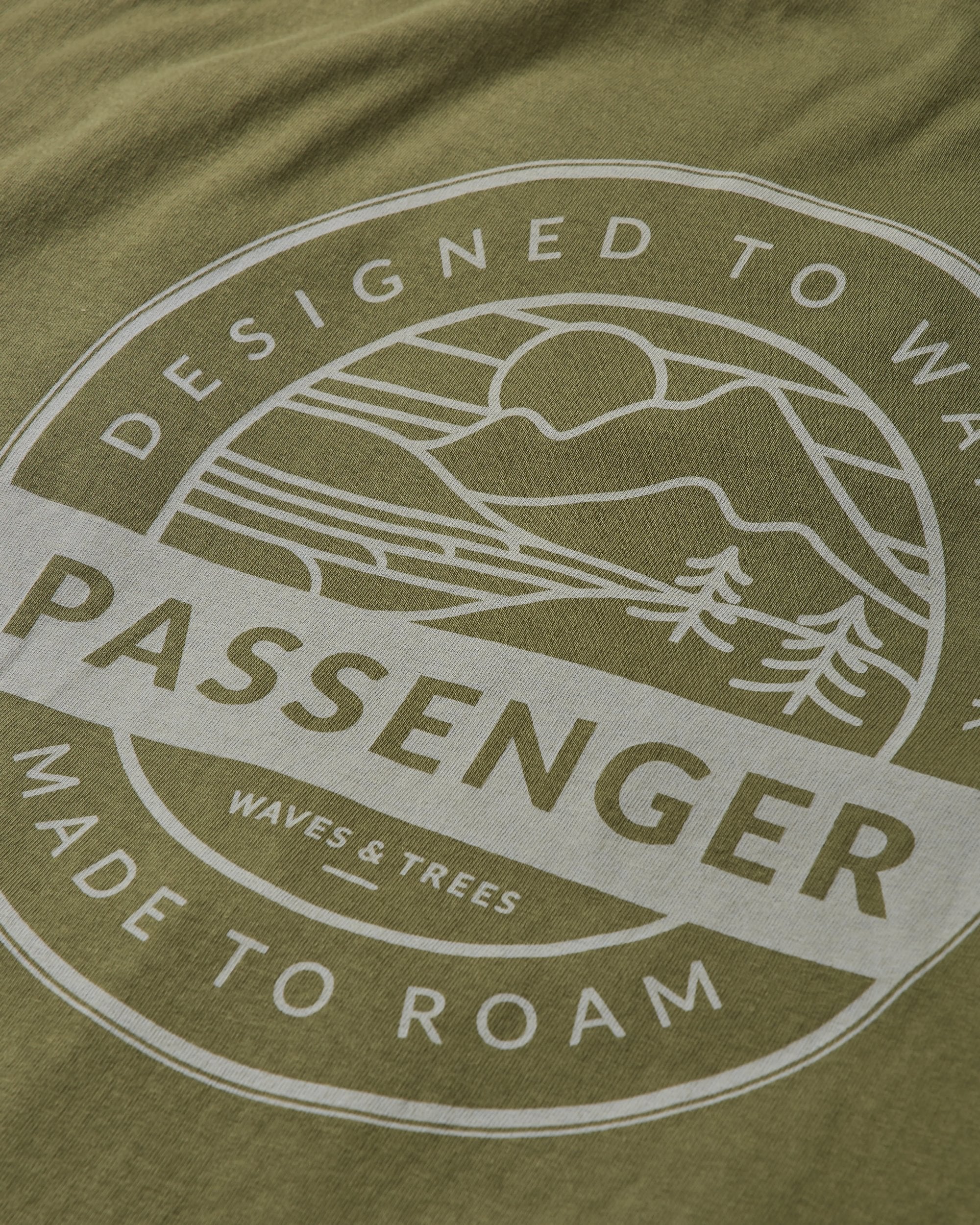 Odyssey Organic Cotton T-Shirt - Khaki - Image 6