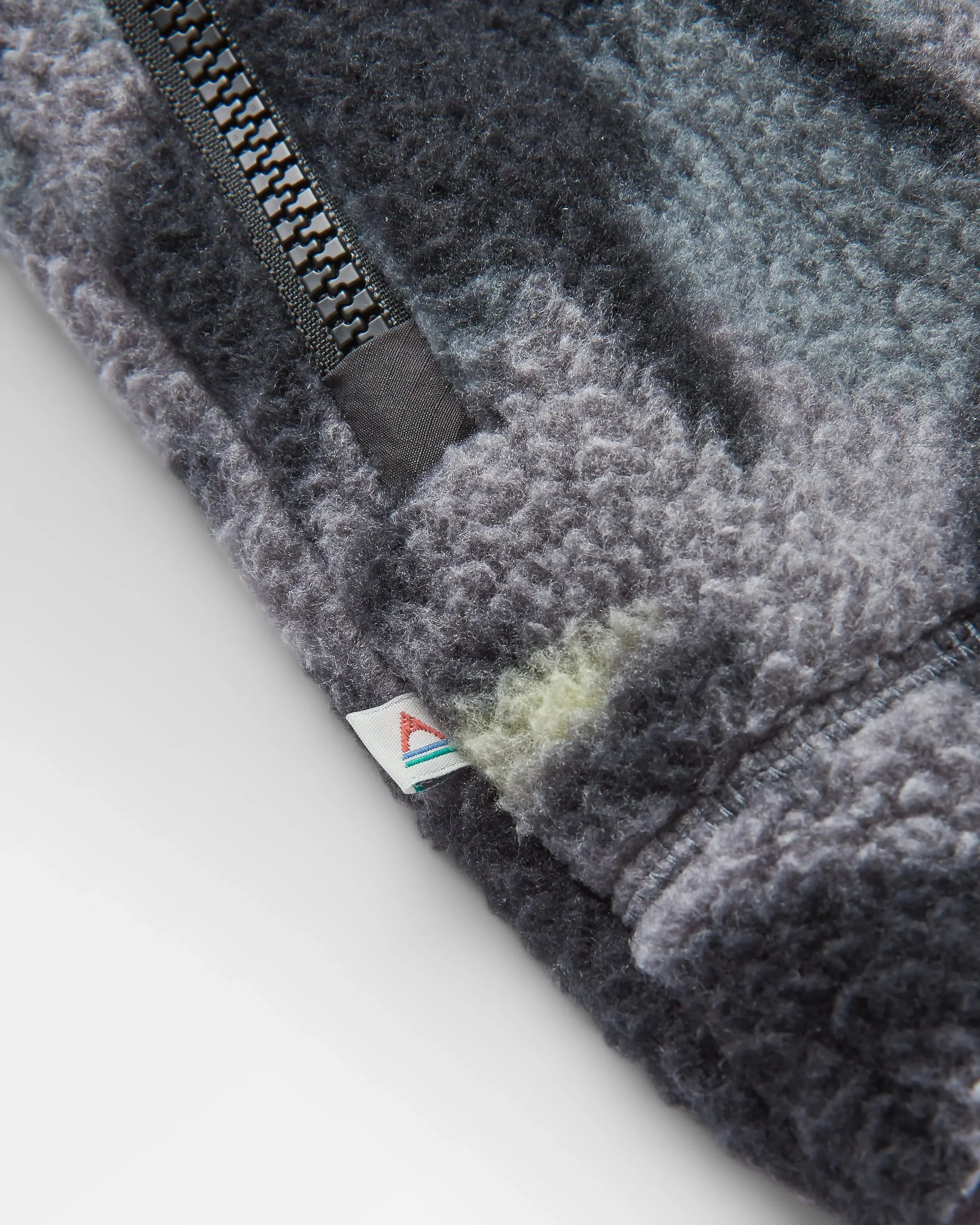 Offgrid 1/2 Zip Sherpa Fleece - Abstract Mountain Charcoal - Image 8