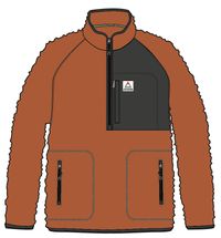 Offgrid 1/2 Zip Sherpa Fleece - Glazed Ginger - Image 8