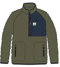 Offgrid 1/2 Zip Sherpa Fleece - Khaki - Image 9