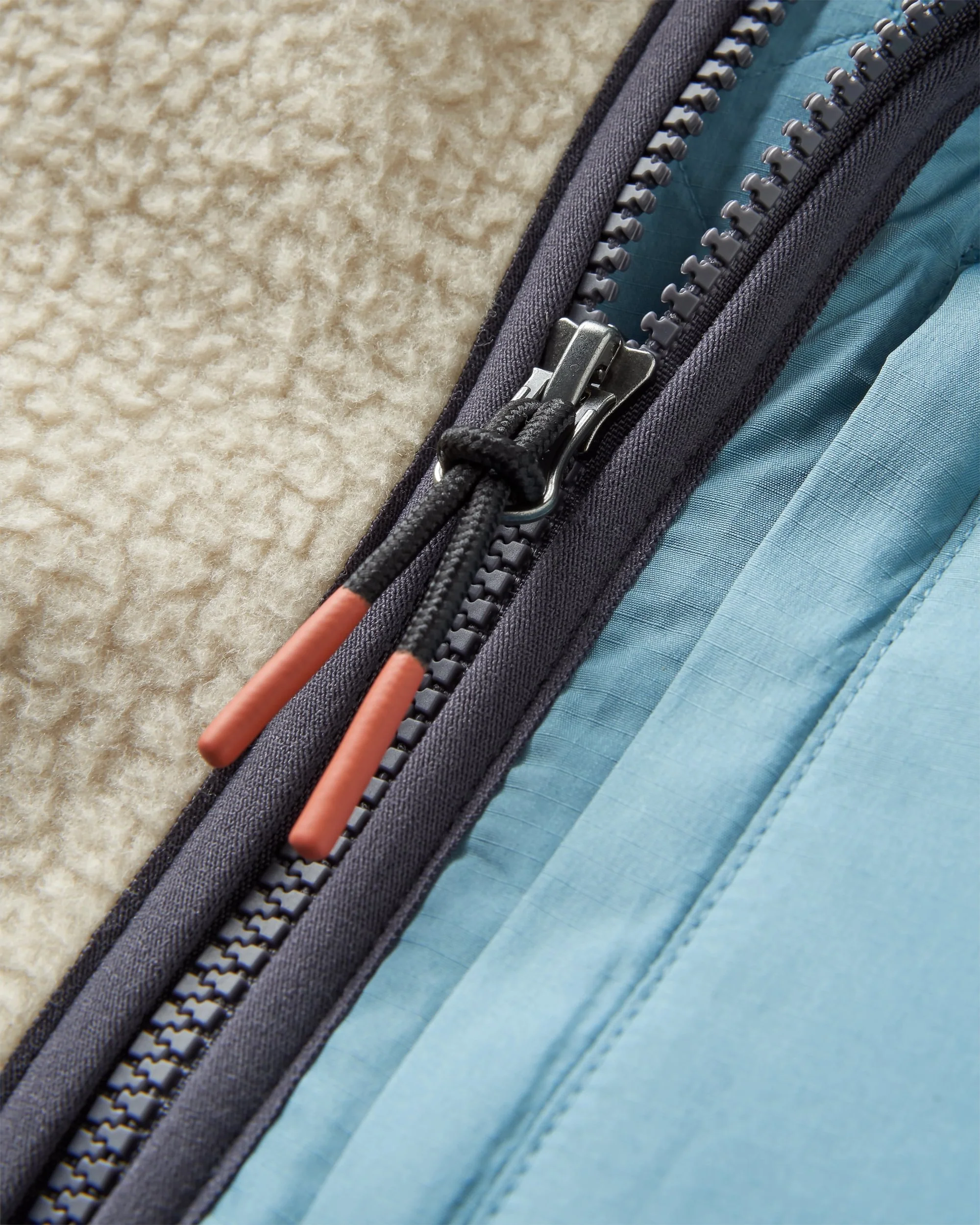 Offgrid 1/2 Zip Sherpa Fleece - Oatmeal/Charcoal - Image 8