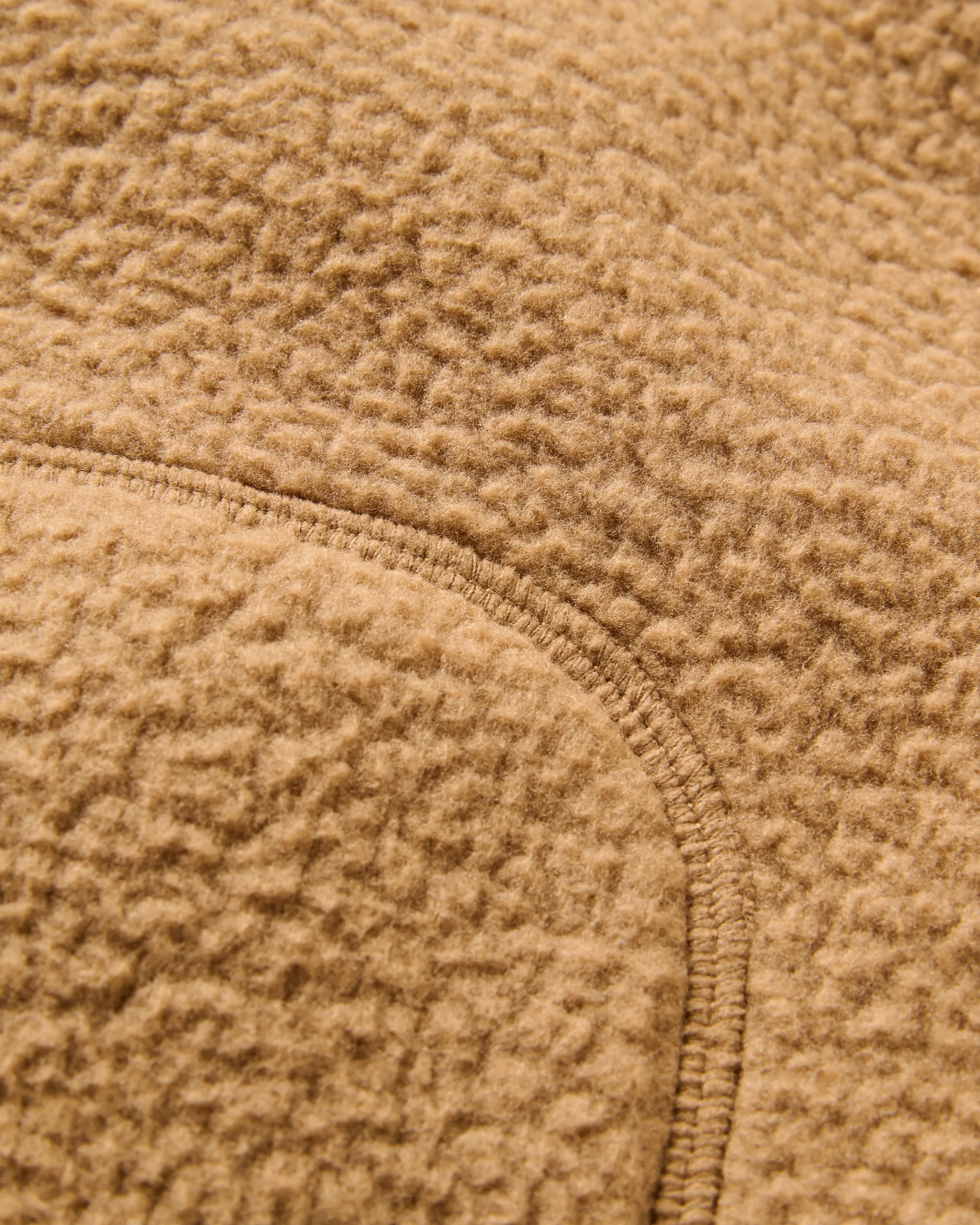 Offgrid Sherpa Crew Fleece - Caramel Brown - Image 5
