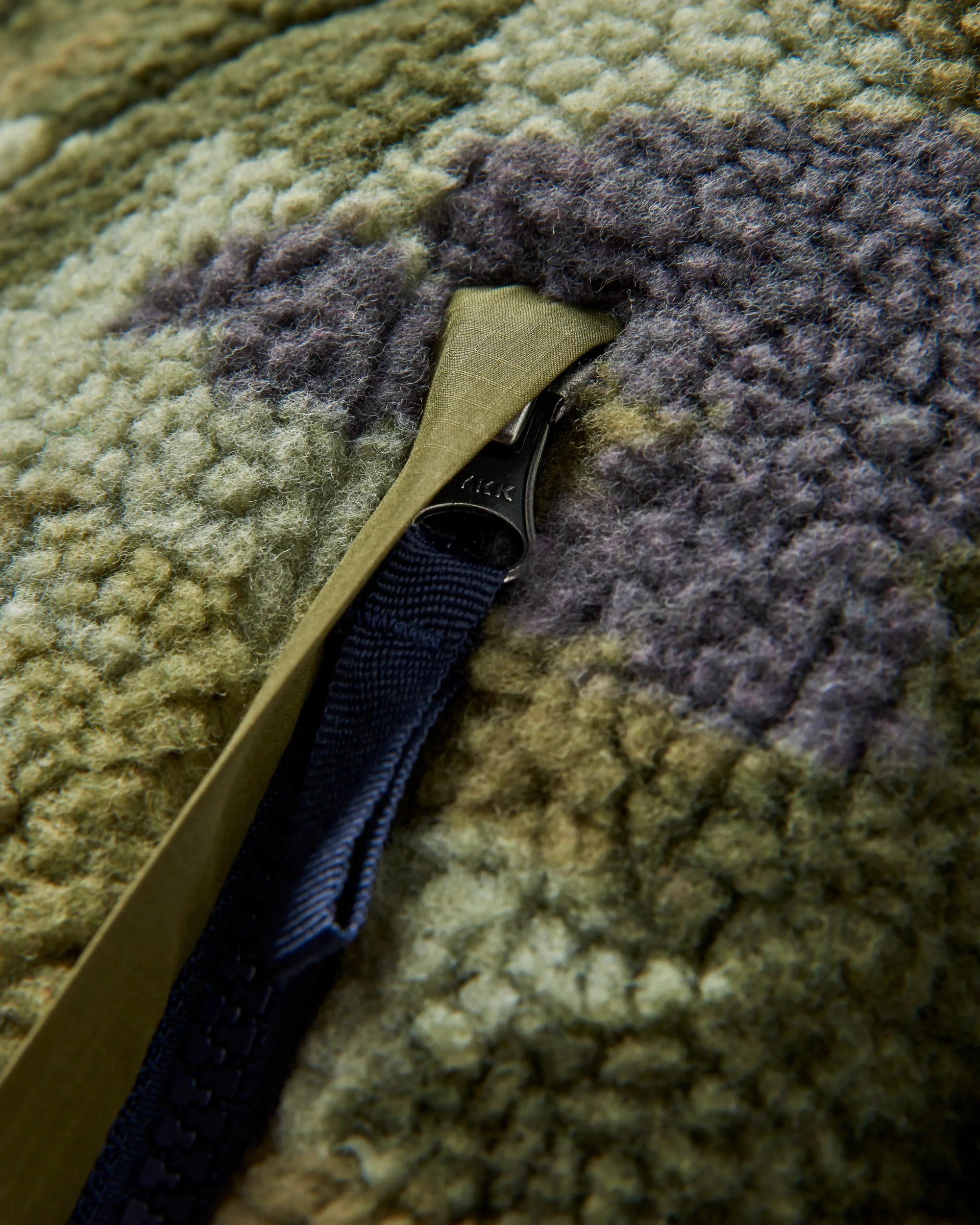 Offroad Sherpa 1/2 Zip Fleece - Alpine Camo Khaki - Image 8