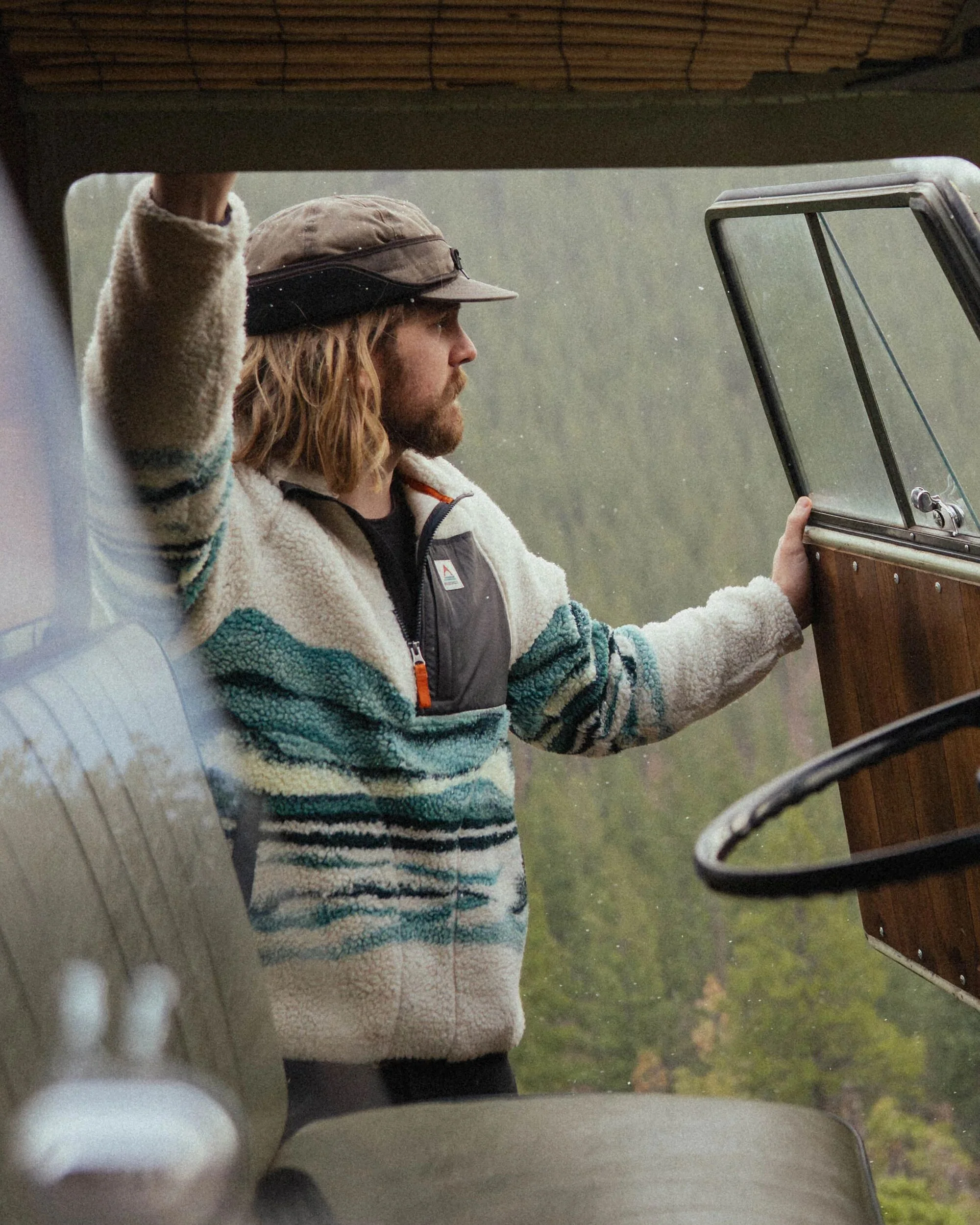 Offroad Sherpa 1/2 Zip Fleece - Reflection Birch