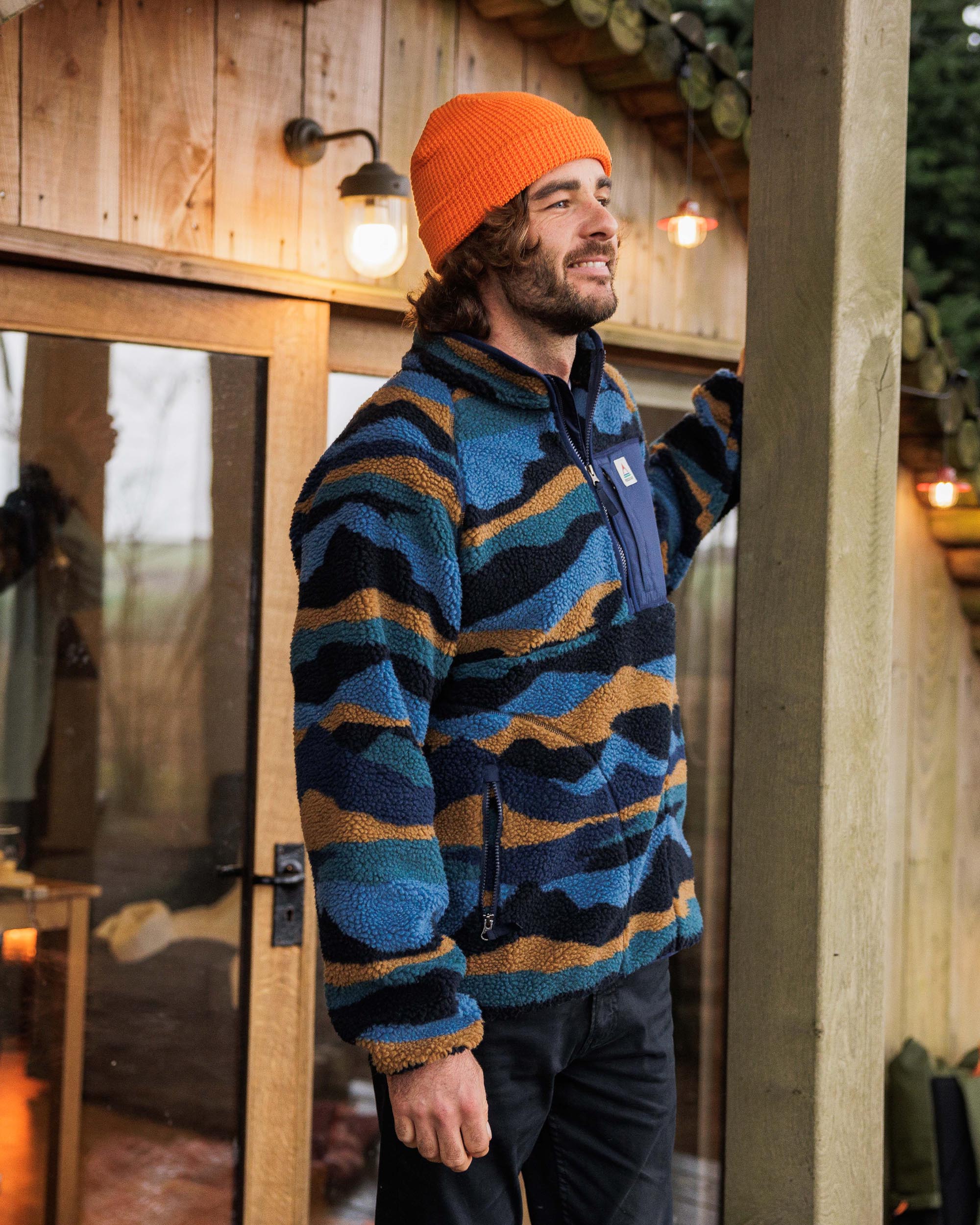Offroad Sherpa 1/2 Zip Fleece - Scenic Navy - Image 6