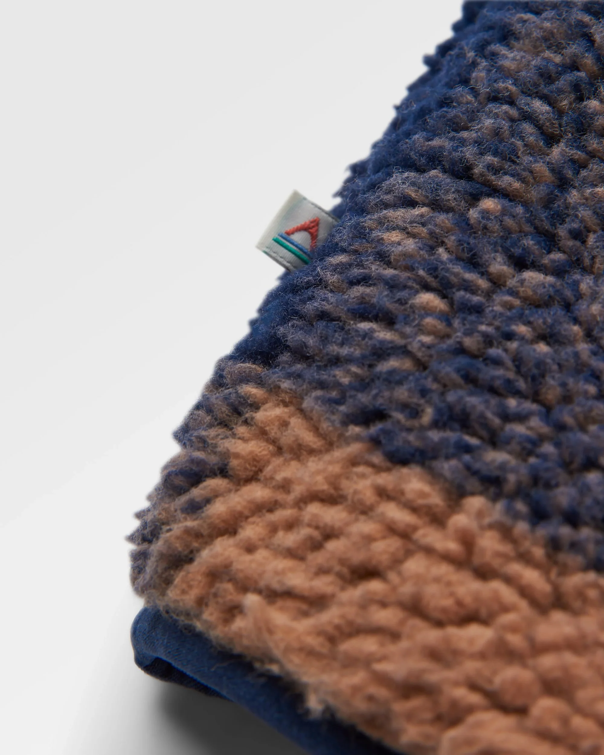 Offroad Sherpa 1/2 Zip Fleece - Toffee/Rich Navy Buffalo - Image 10