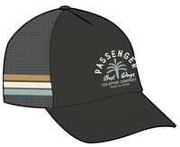 Onda Snapback Trucker Cap - Black - Image 7
