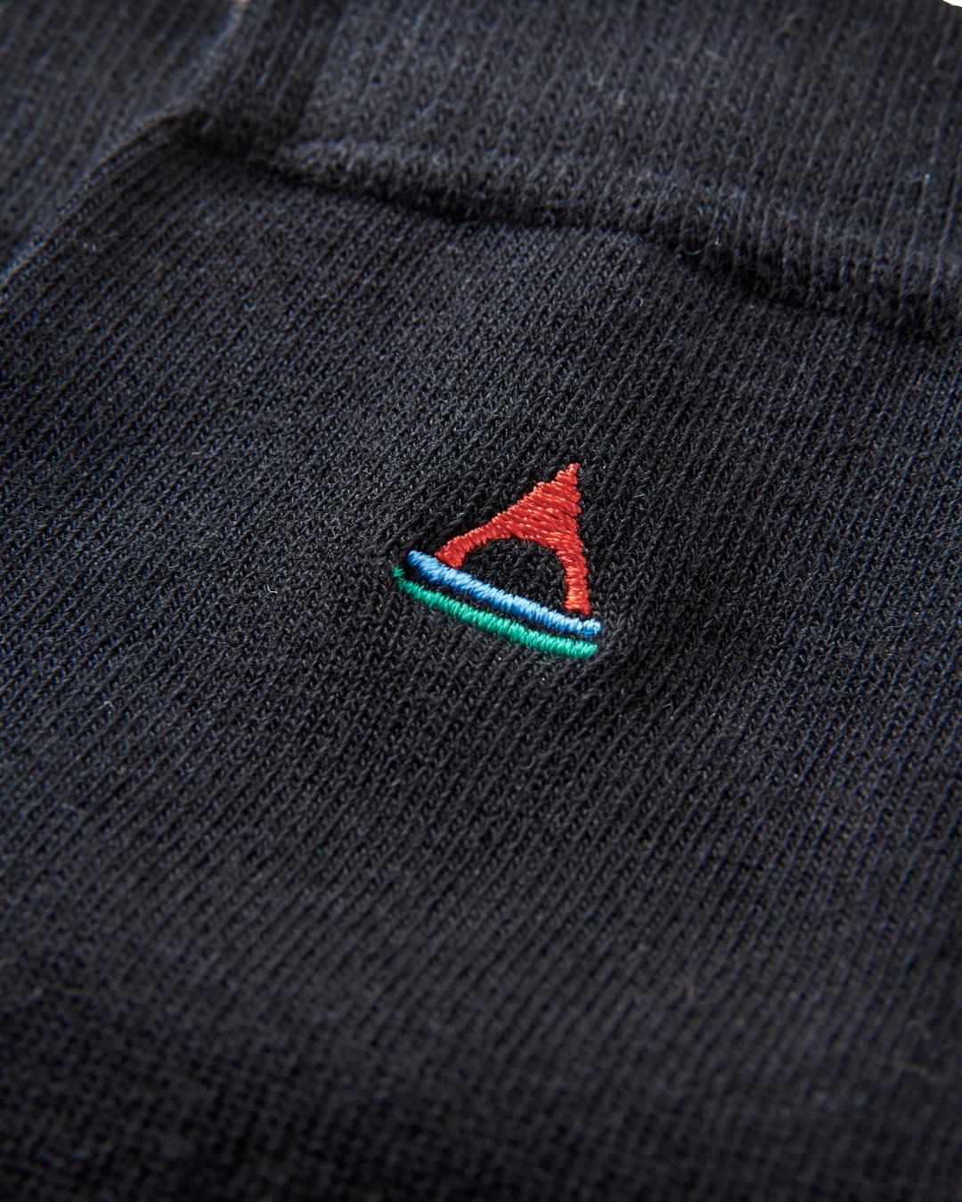 Organic Crew Socks - Black - Image 3